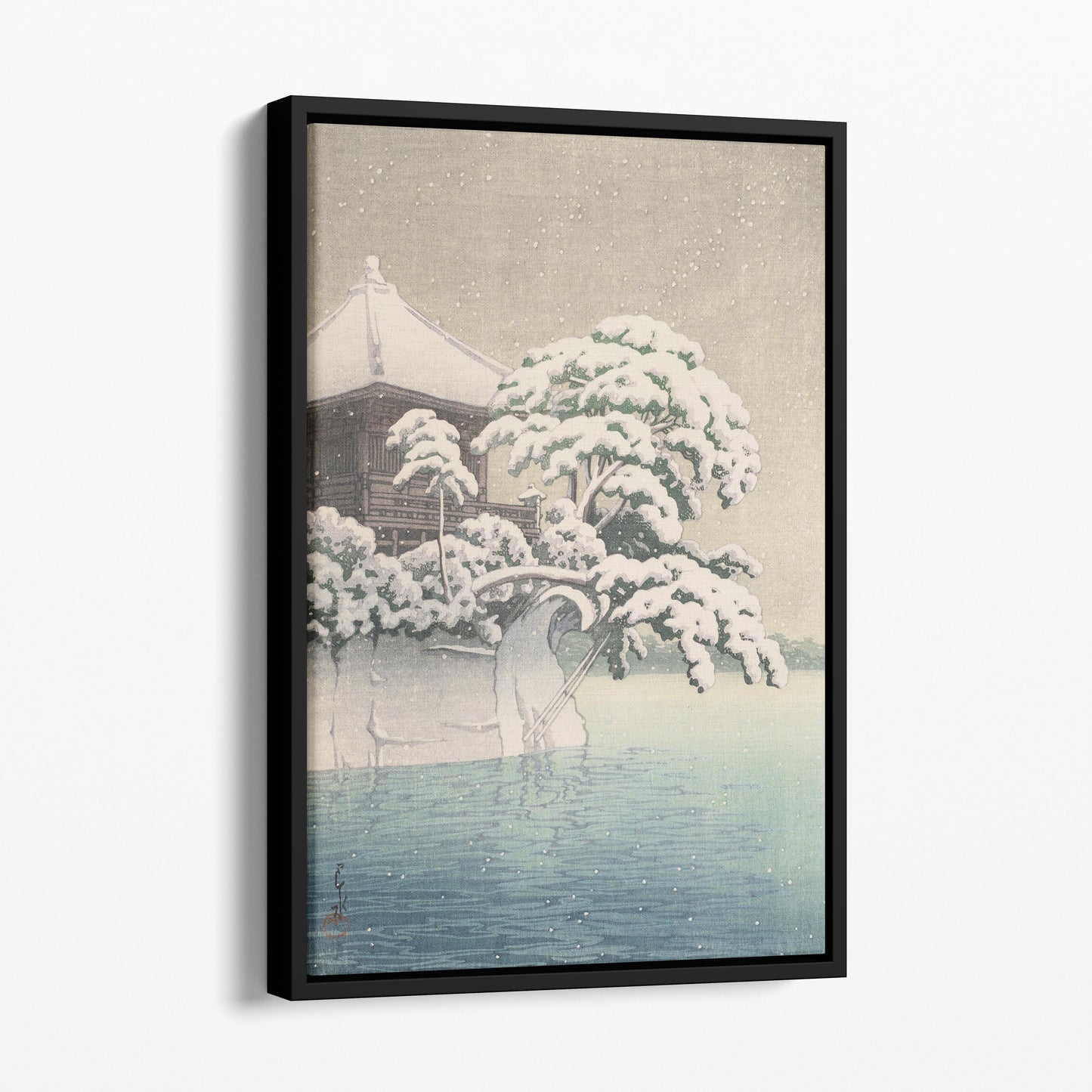 Snow at Godaido Temple in Matsushima (1932) - Kawase Hasui