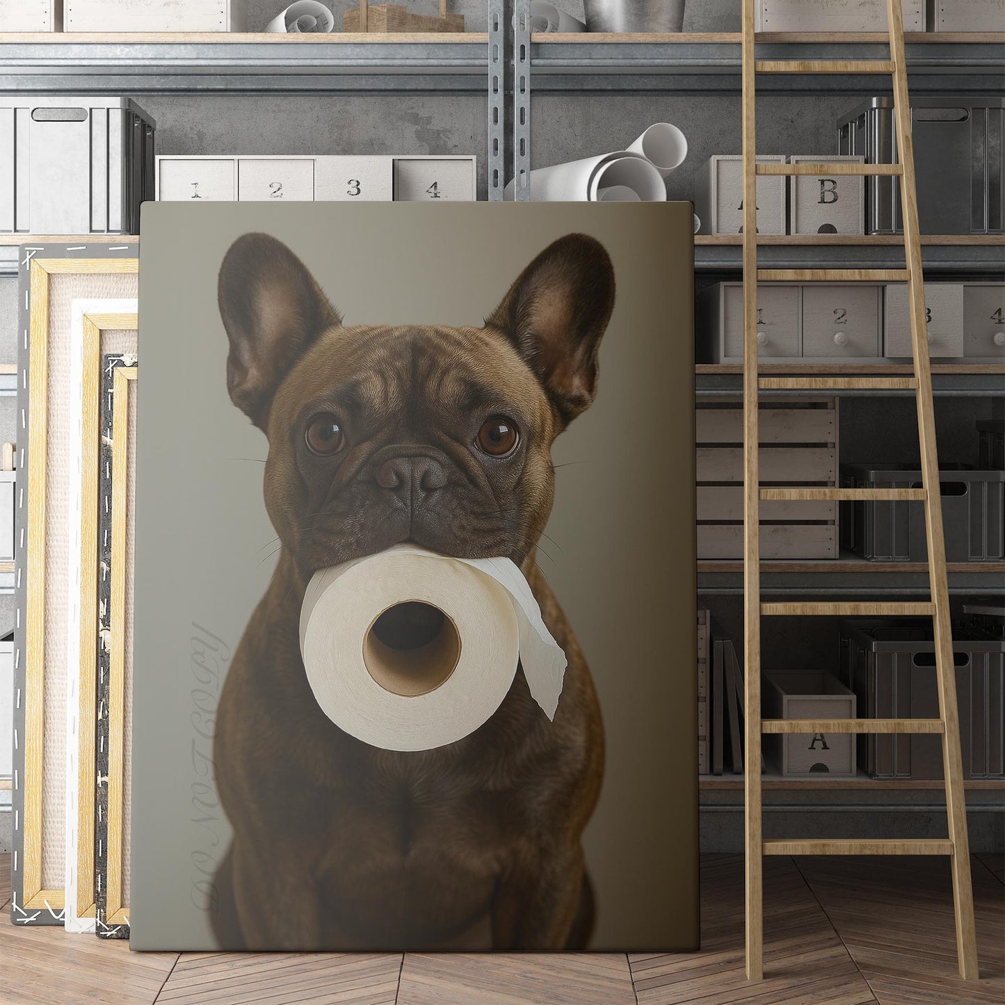 French Bulldog Toilet Paper II