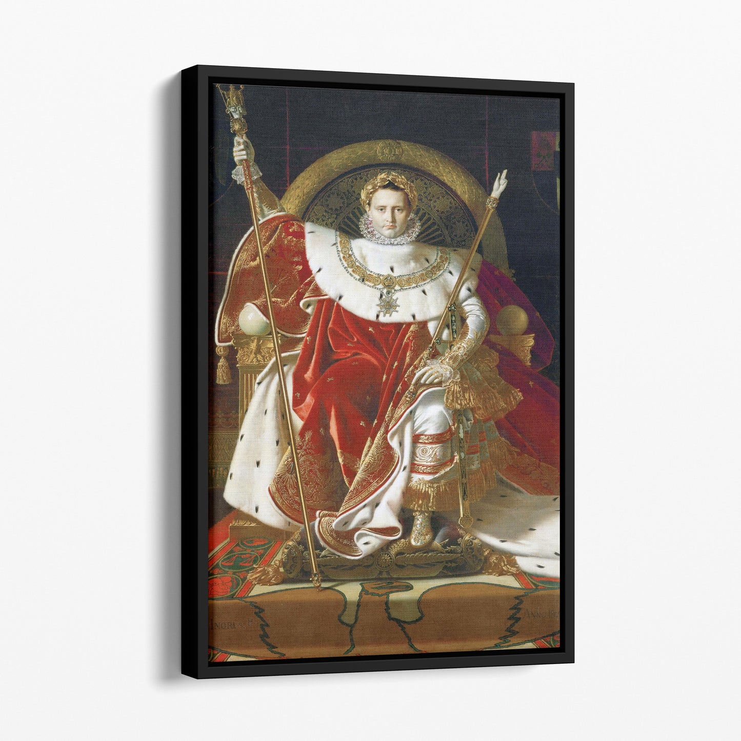Napoleon On His Imperial Throne - Ingres