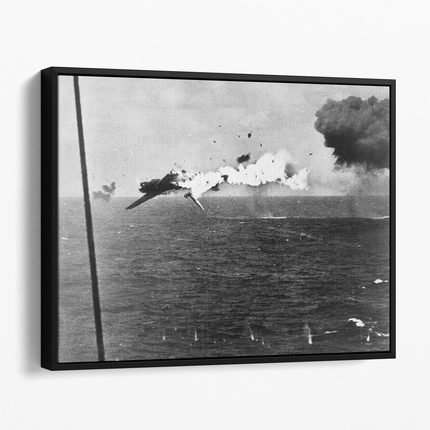 Nakajima B6N Tenzan shot down by USS Yorktown (CV-10) off Kwajalein