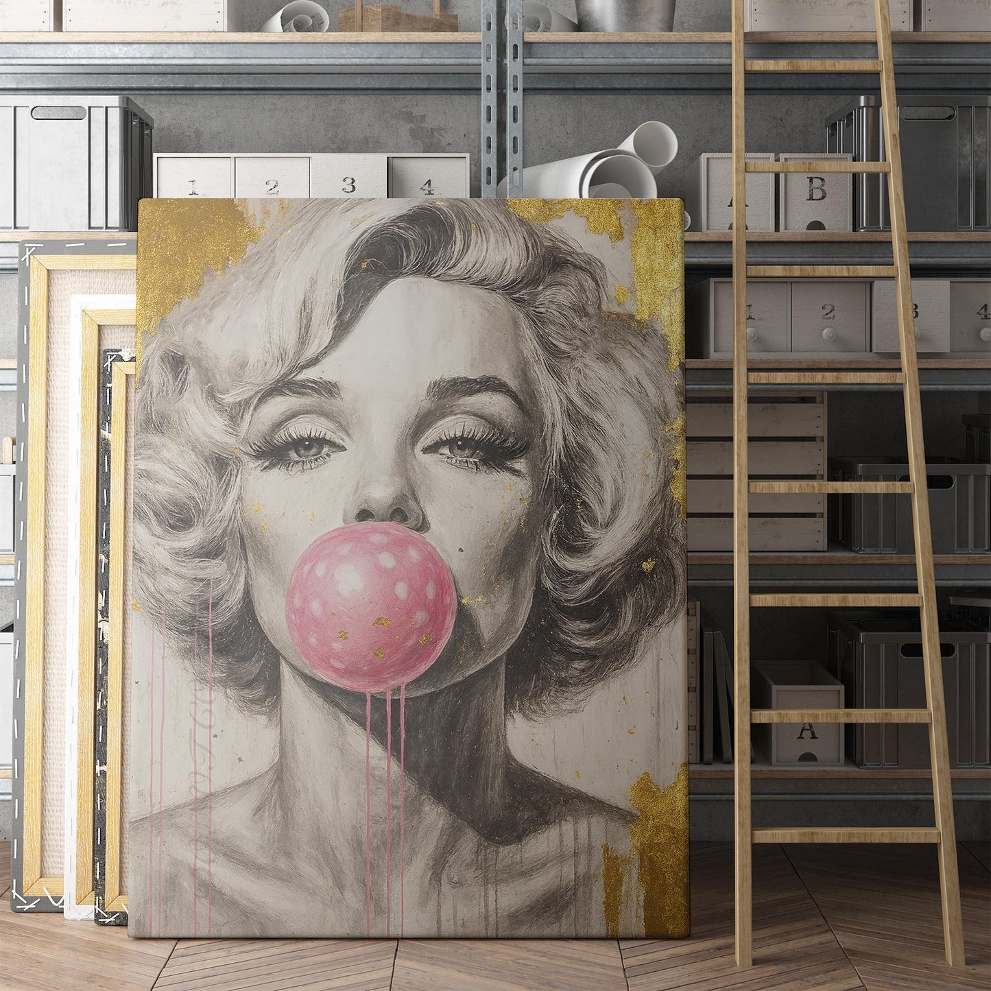 Marilyn Monroe Pink Bubble Gum