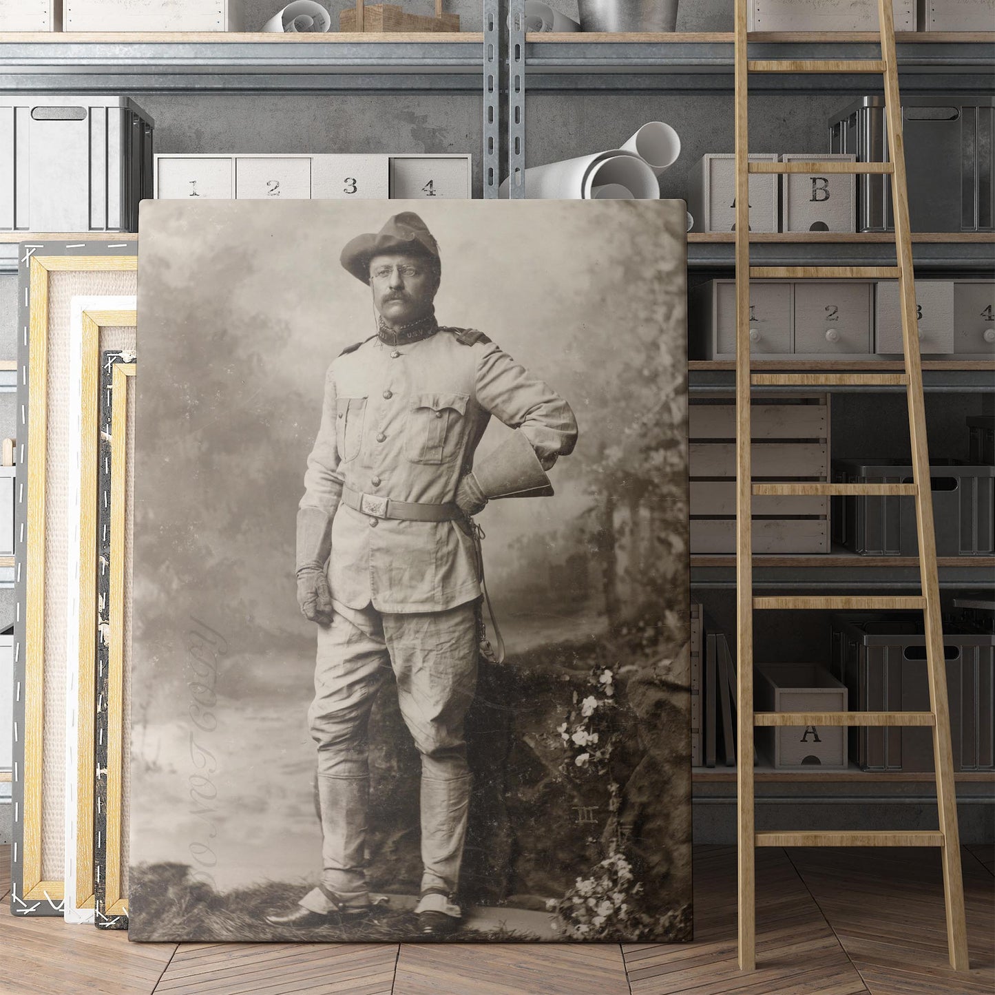 Teddy Roosevelt In Rough Rider Uniform