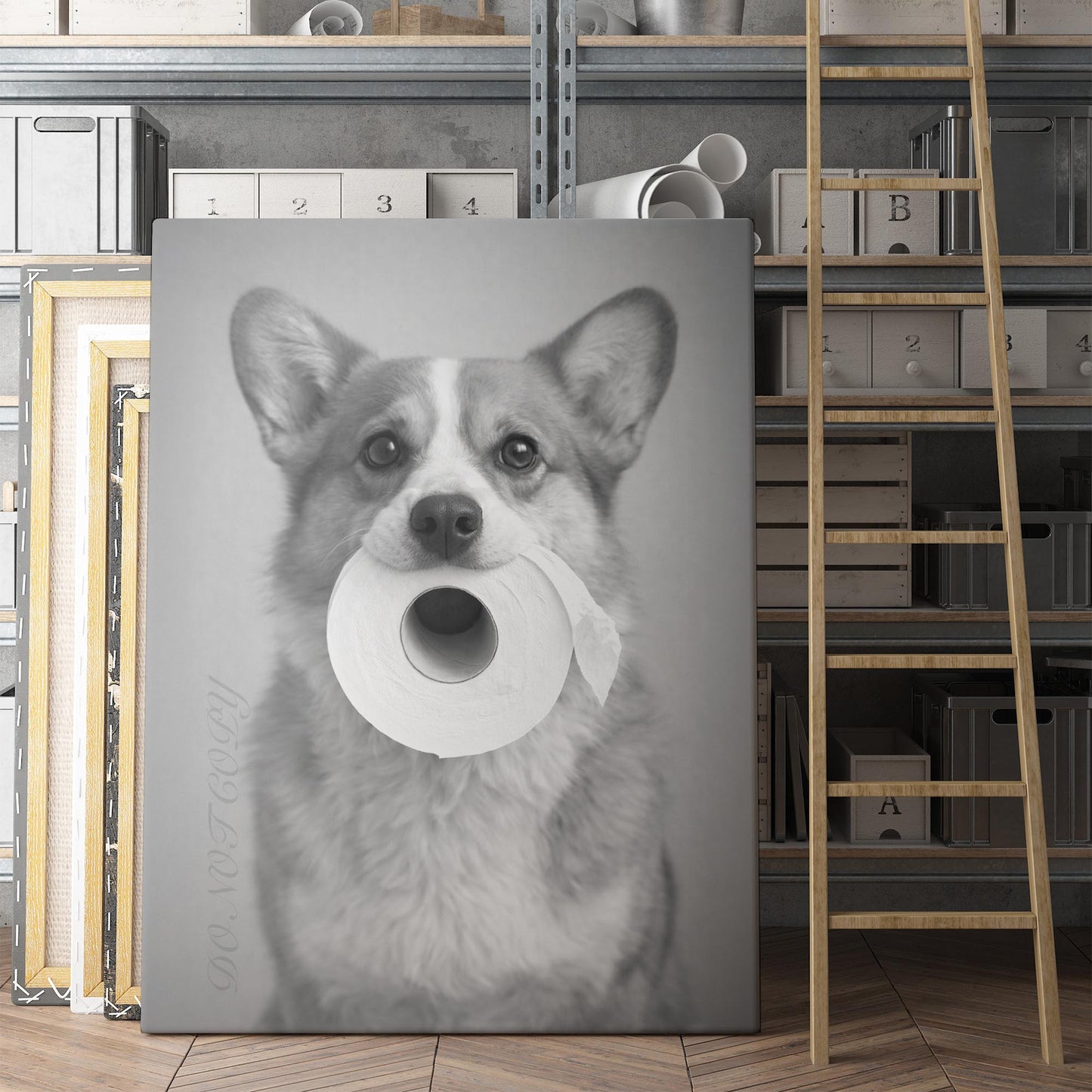 Pembroke Welsh Corgi Dog Toilet Paper
