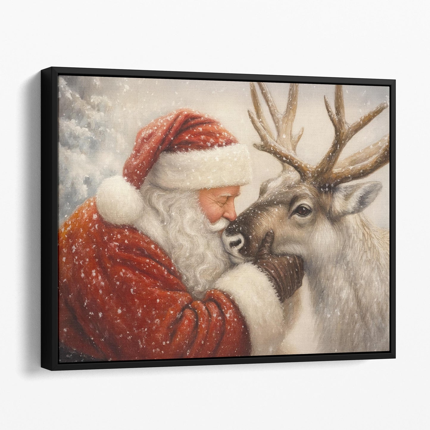 Santa With Reindeer