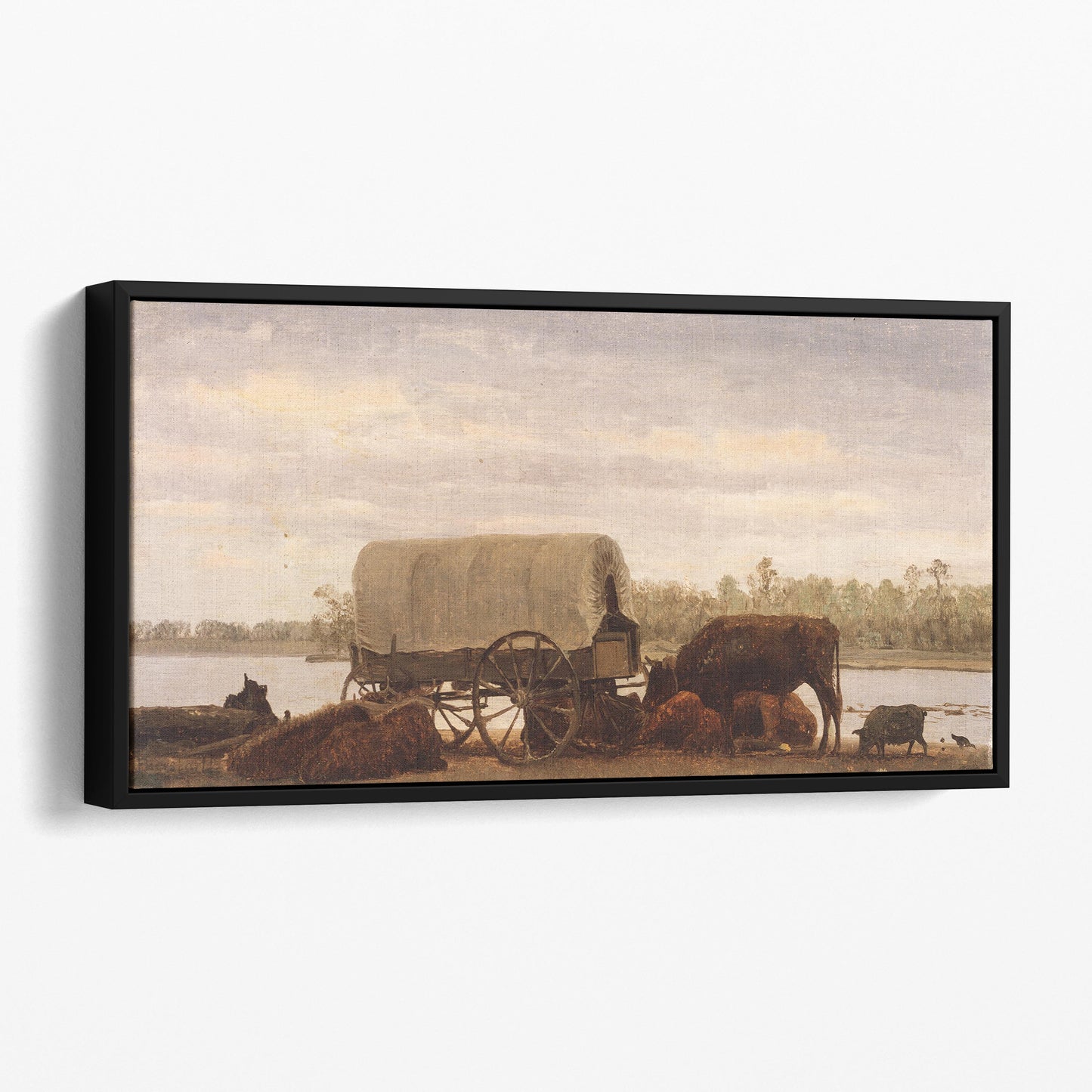 Nooning on the Platte (c.1859) by Albert Bierstadt