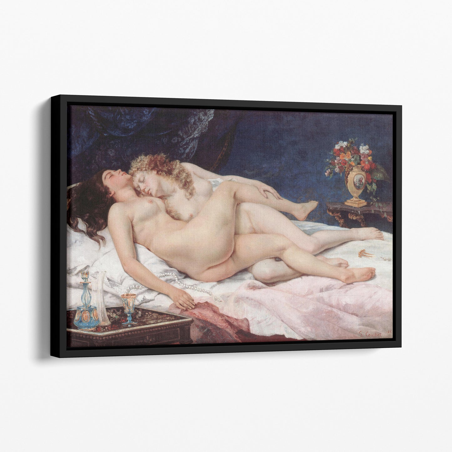 The Sleepers 1866 by Gustave Courbet