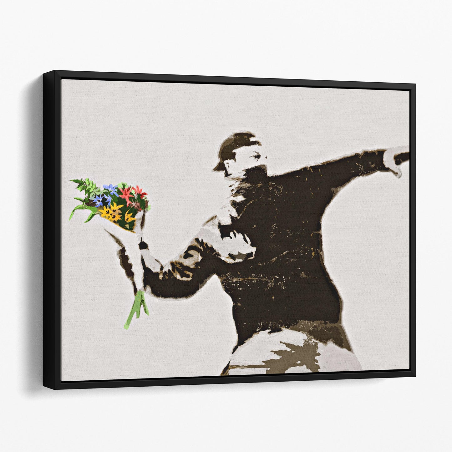 Banksy Flower Thrower