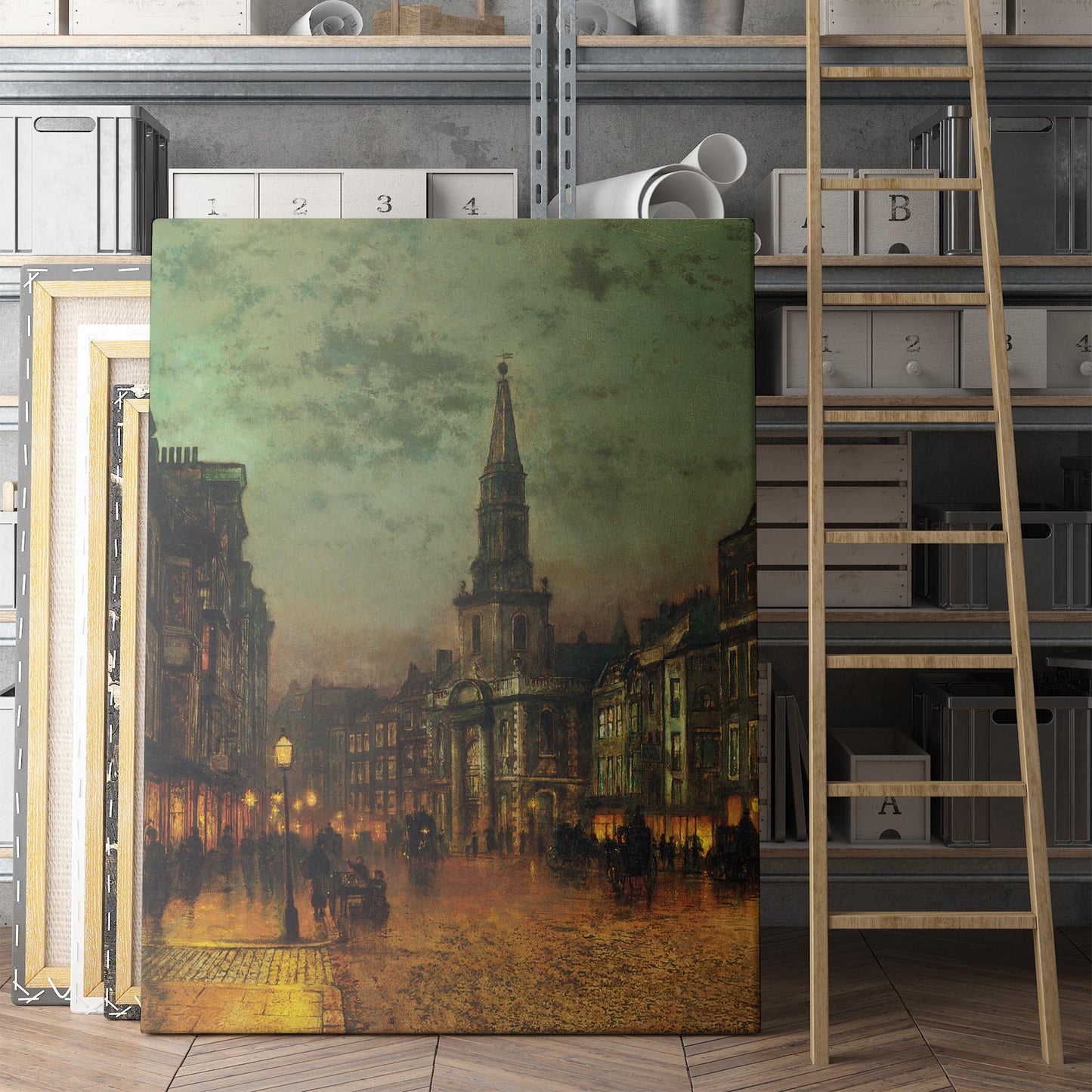 Blackman Street, London 1885 - John Atkinson Grimshaw