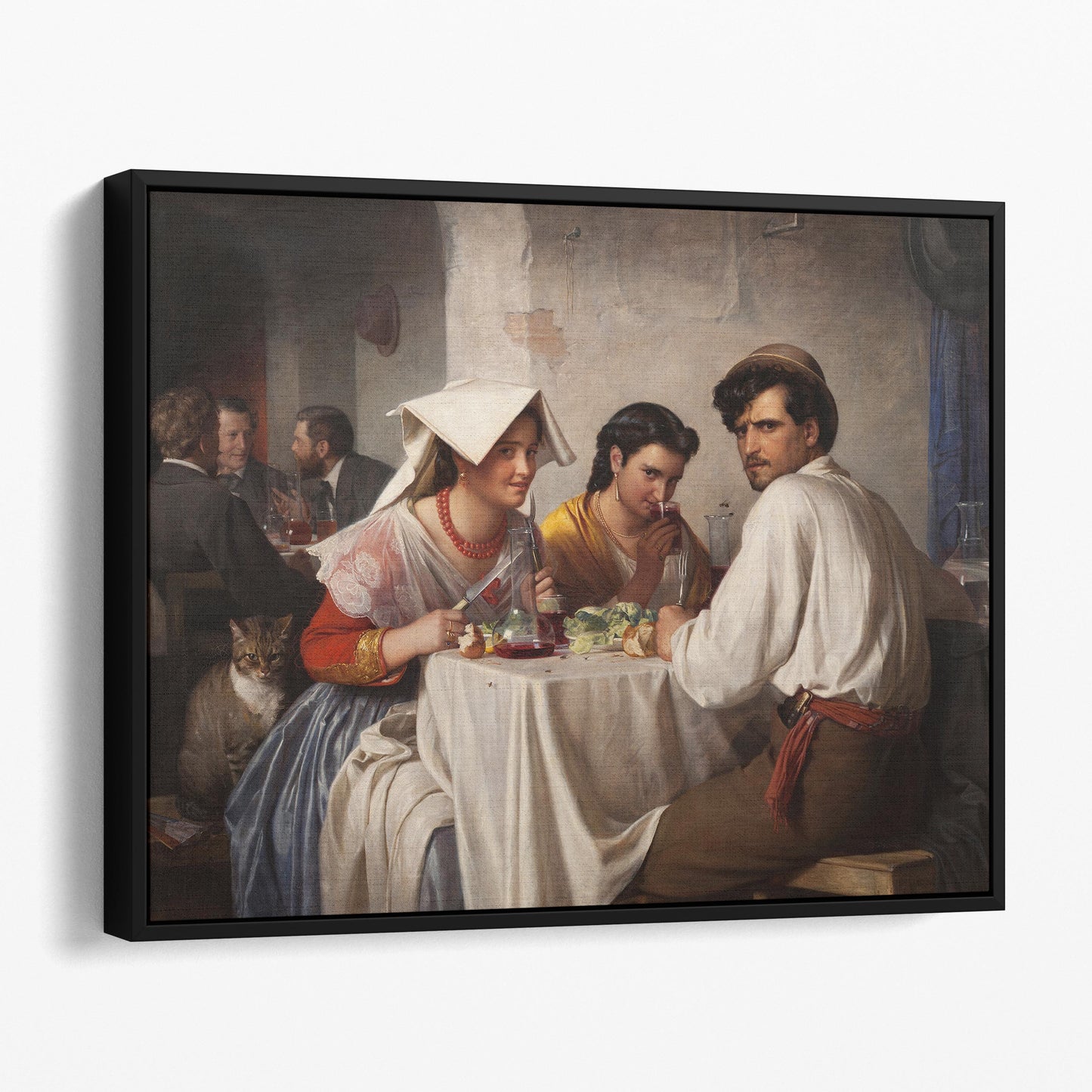 In a Roman Osteria by Carl Bloch