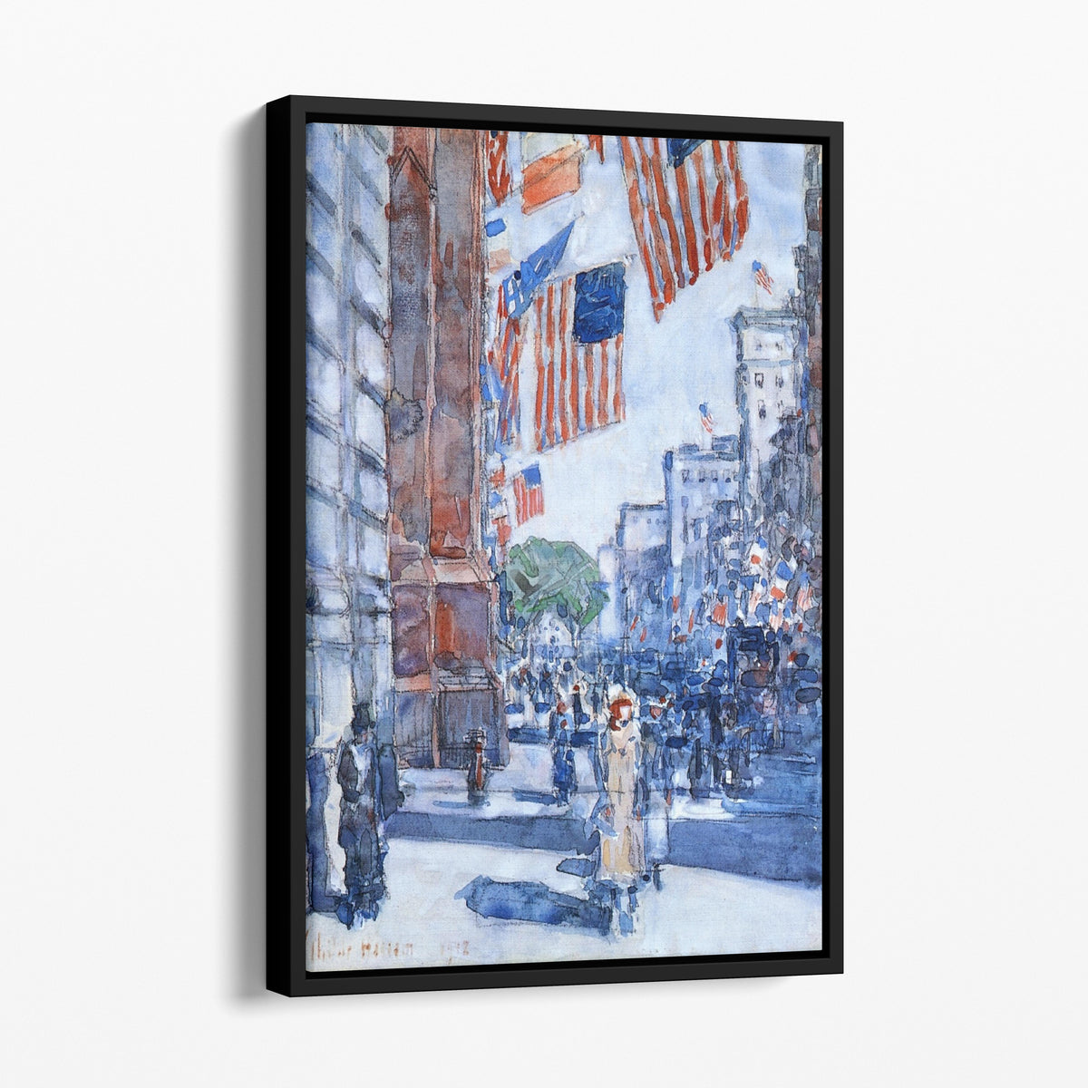 Flags, Fifth Avenue, 1918 - Childe Hassam