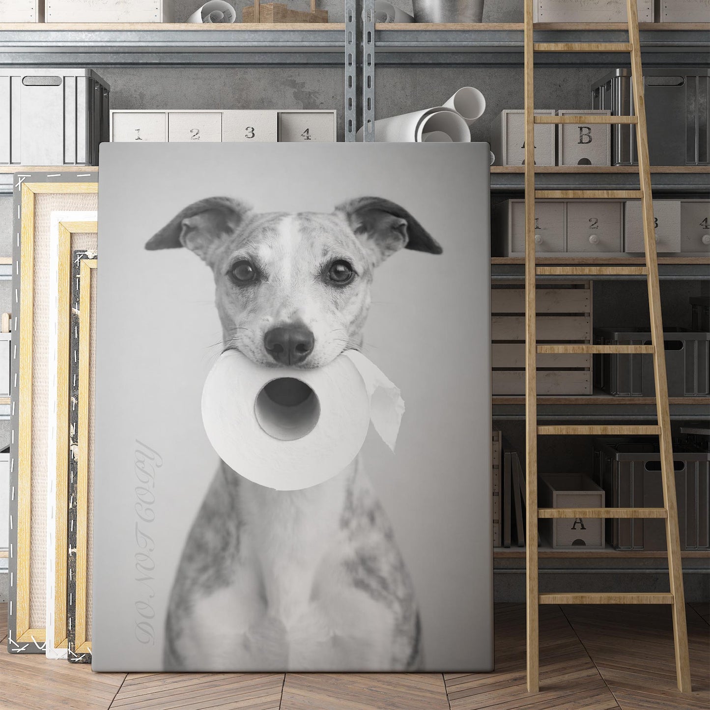 Whippet Dog Toilet Paper