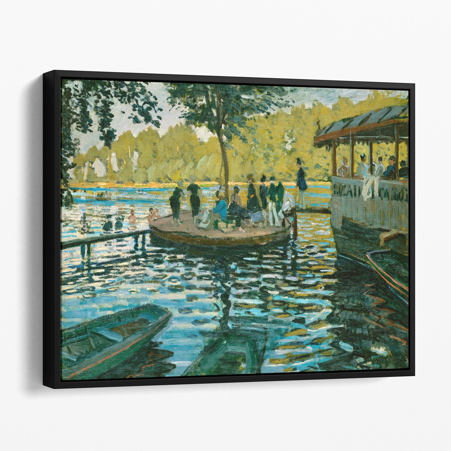 The Grenouillère, 1869 - Claude Monet