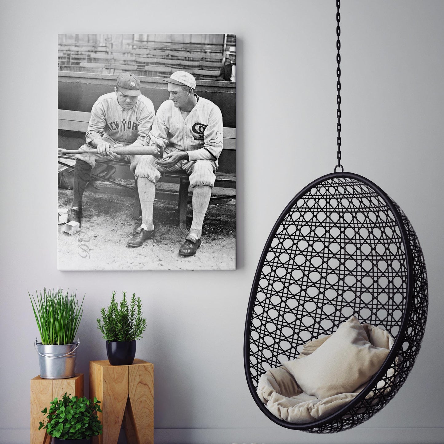 Babe Ruth & Shoeless Joe Jackson