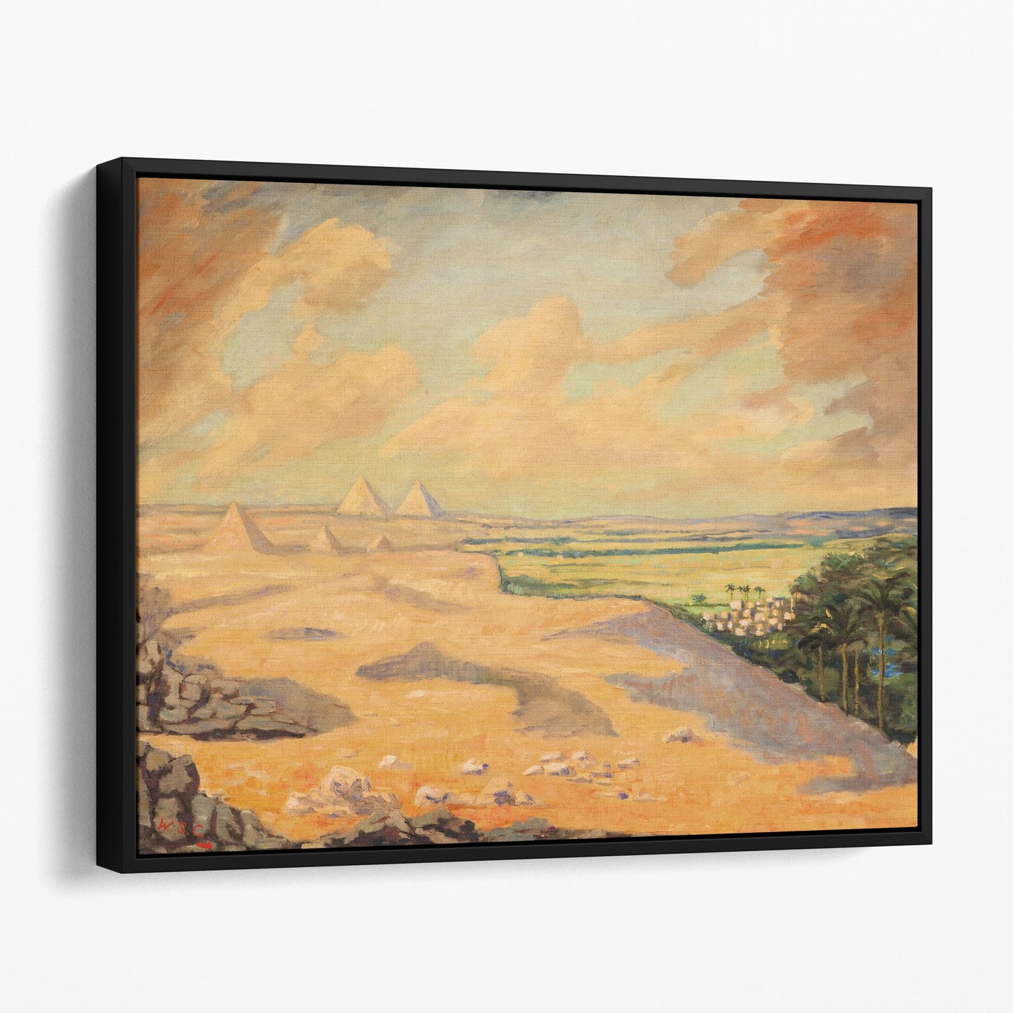 The Giza Pyramids at Cairo - Winston Churchill