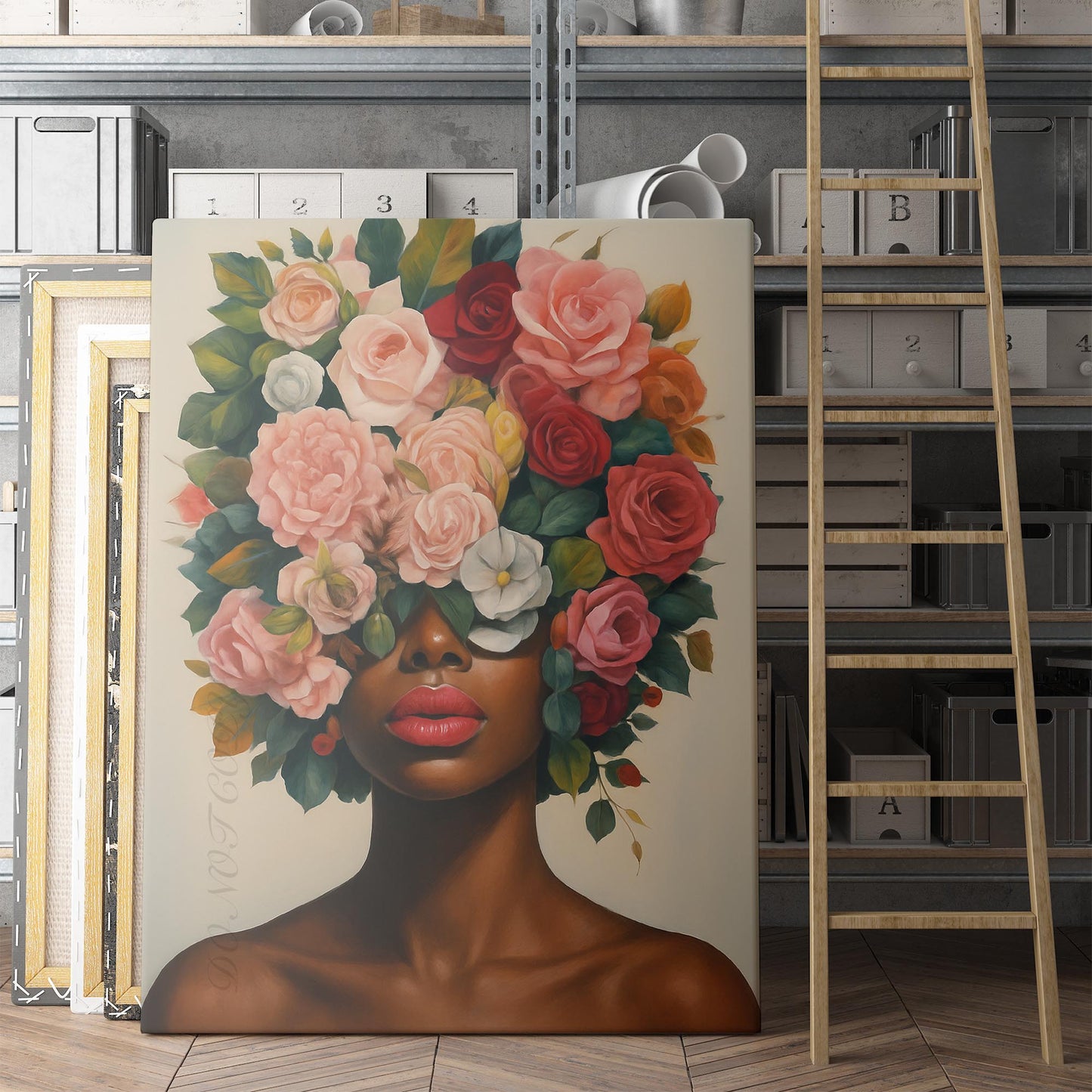 Flower Head Woman