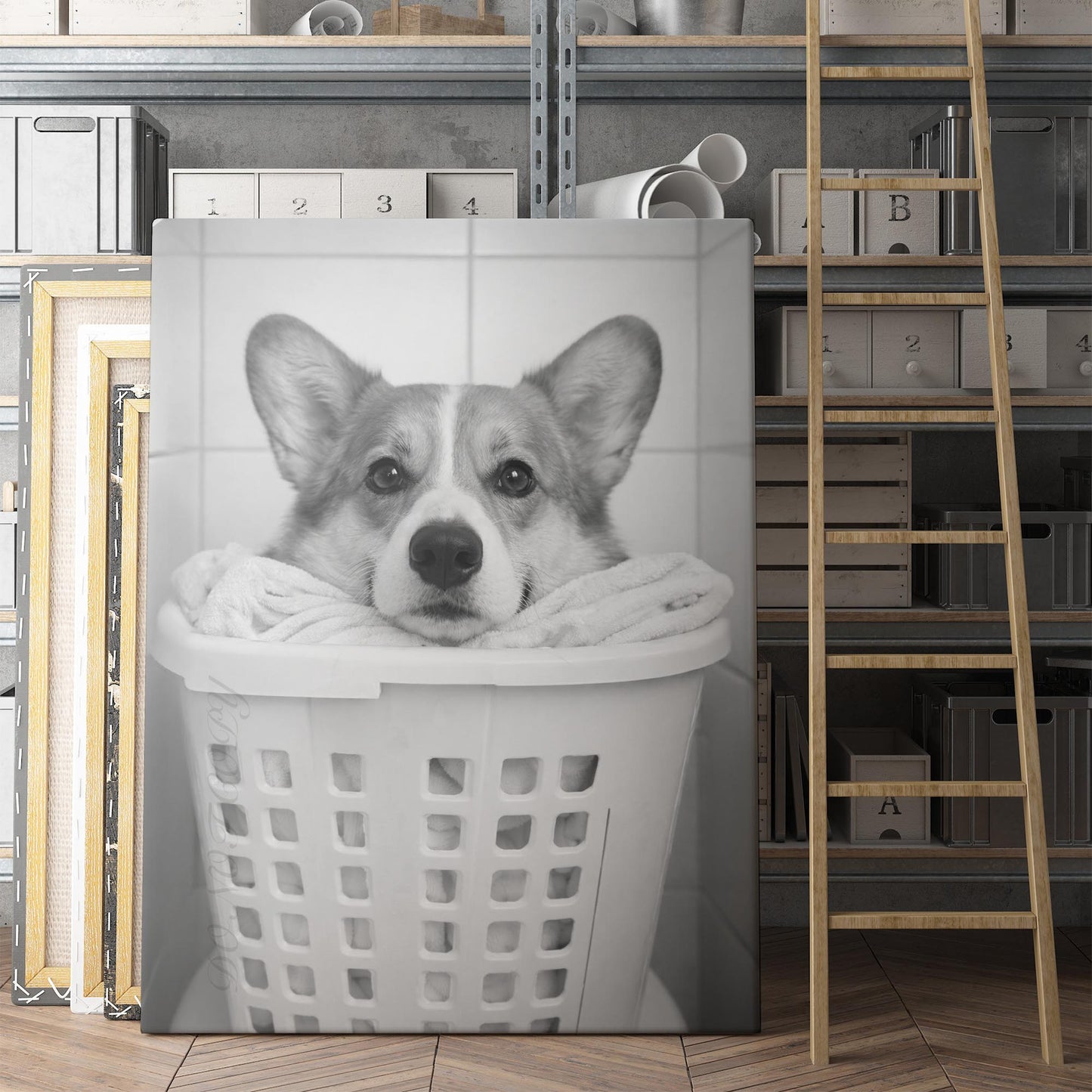 Corgi Dog Laundry