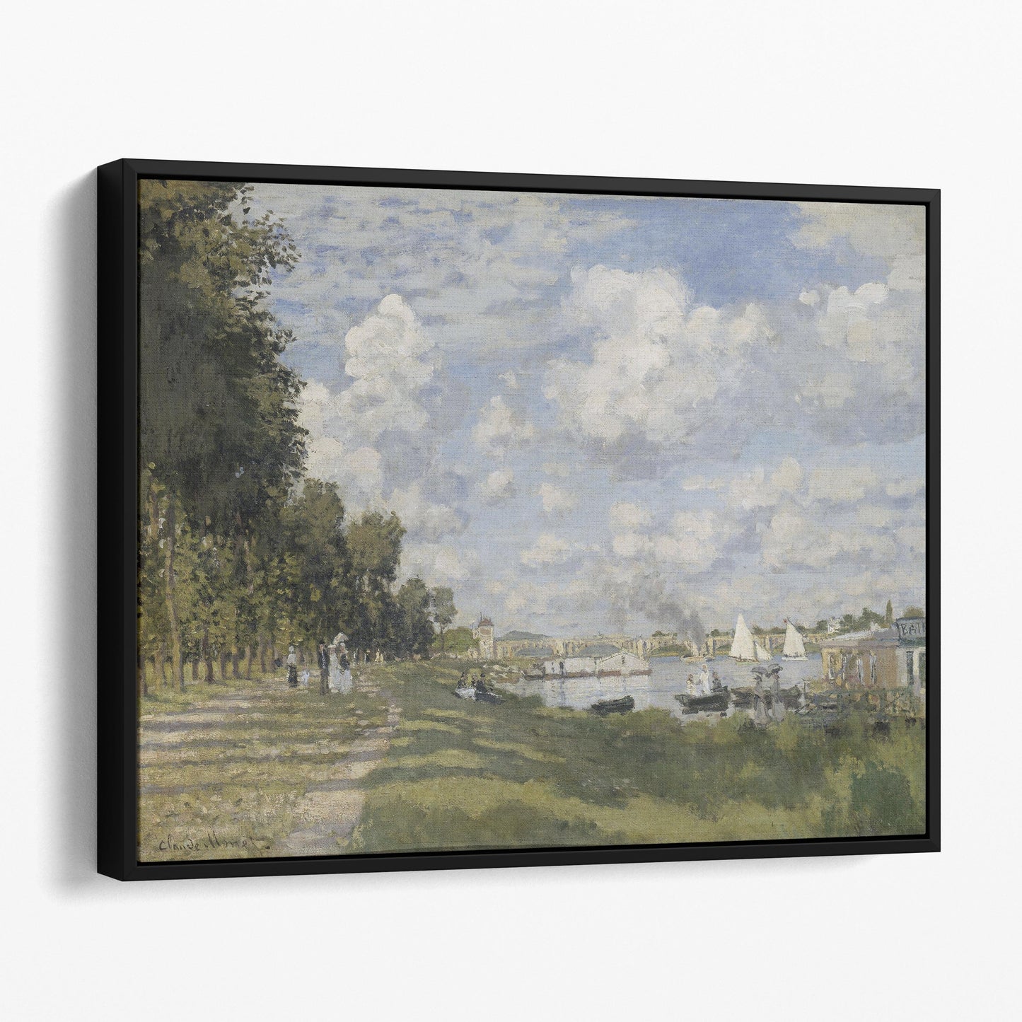 The Marina at Argenteuil, 1872 - Claude Monet
