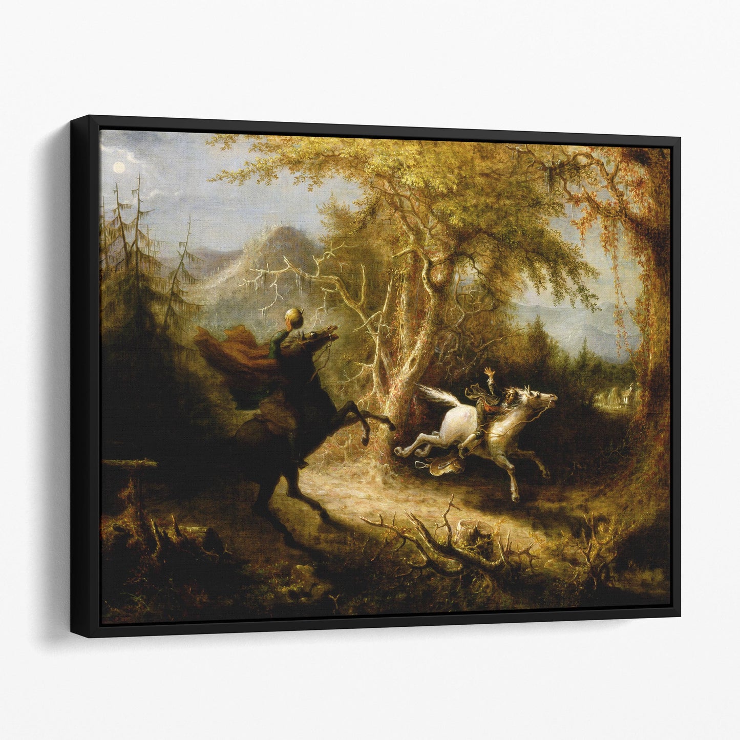 The Headless Horseman Pursuing Ichabod Crane by John Quidor