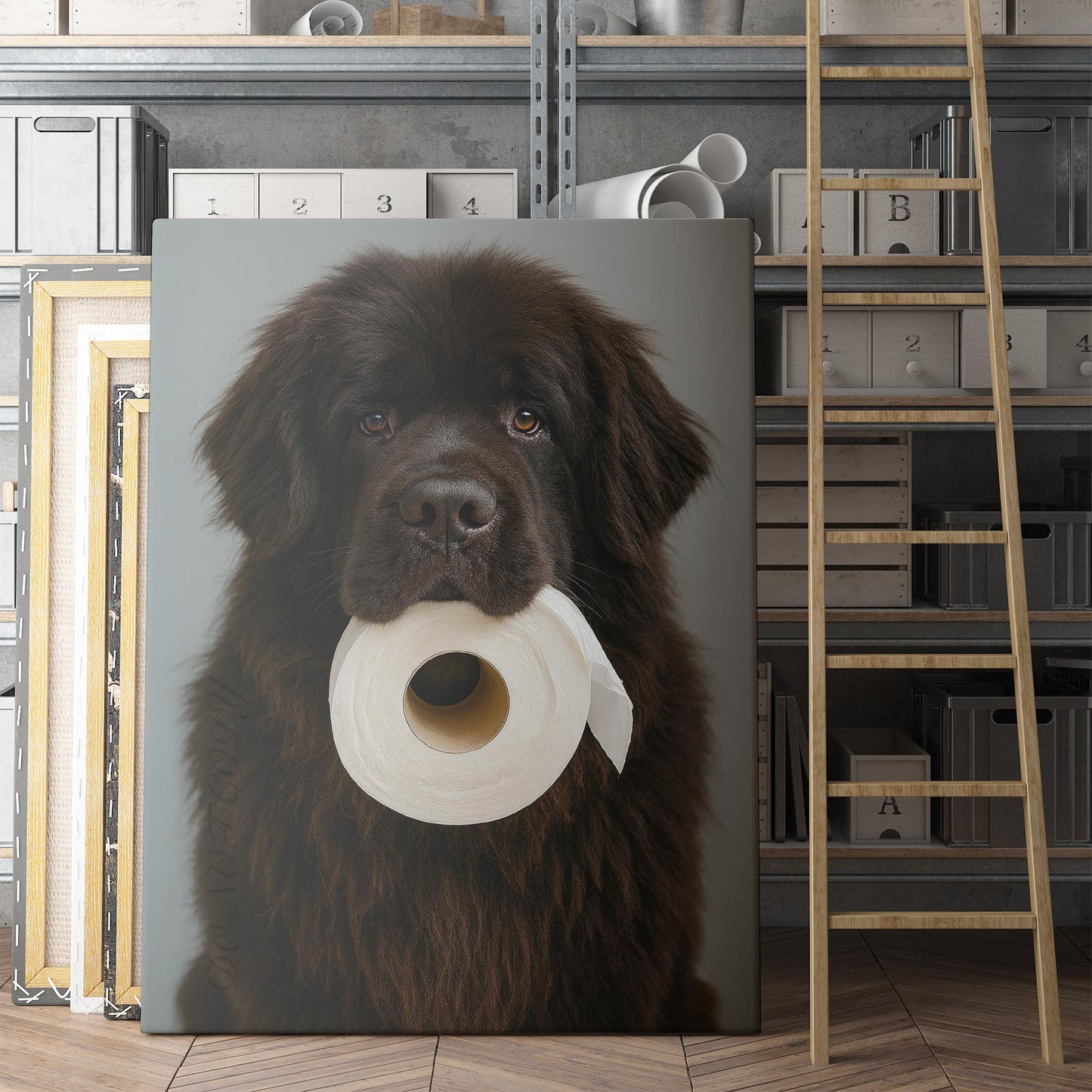 Newfoundland Dog Toilet Paper