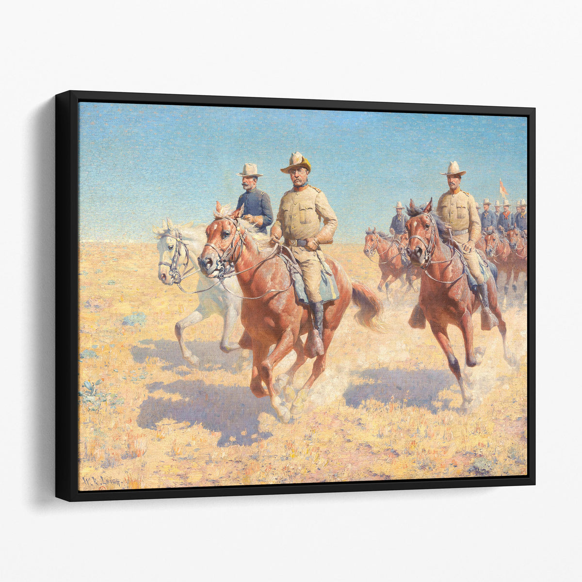 Theodore Roosevelt and the Rough Riders - William Robinson Leigh