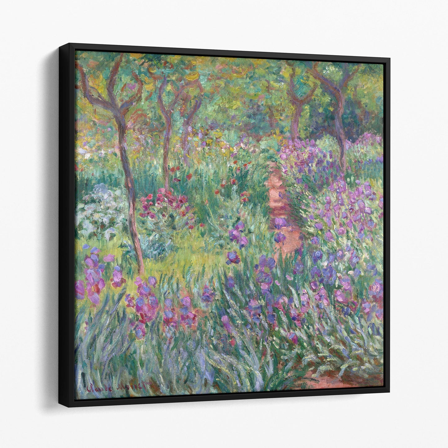 The Artist’s Garden in Giverny (1900) by Claude Monet