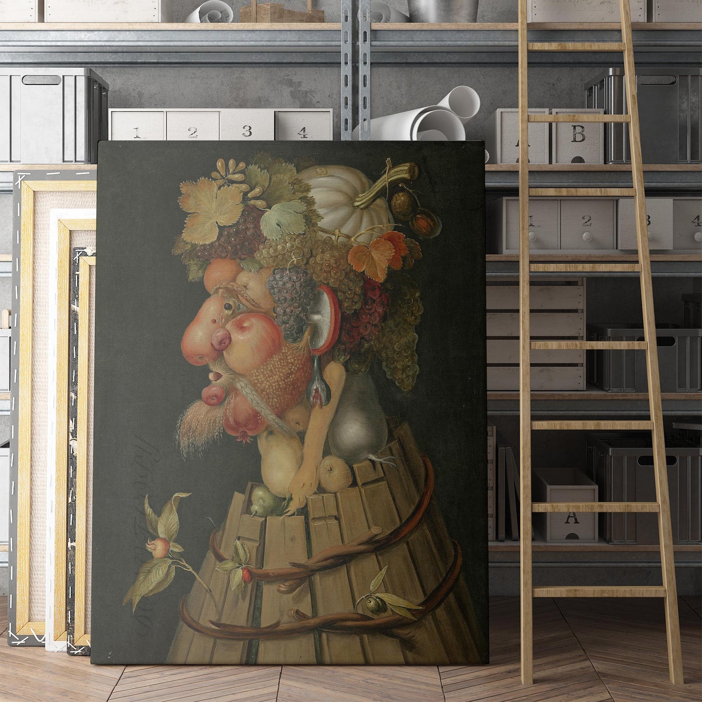 Autumn - The Four Seasons by Giuseppe Arcimboldo