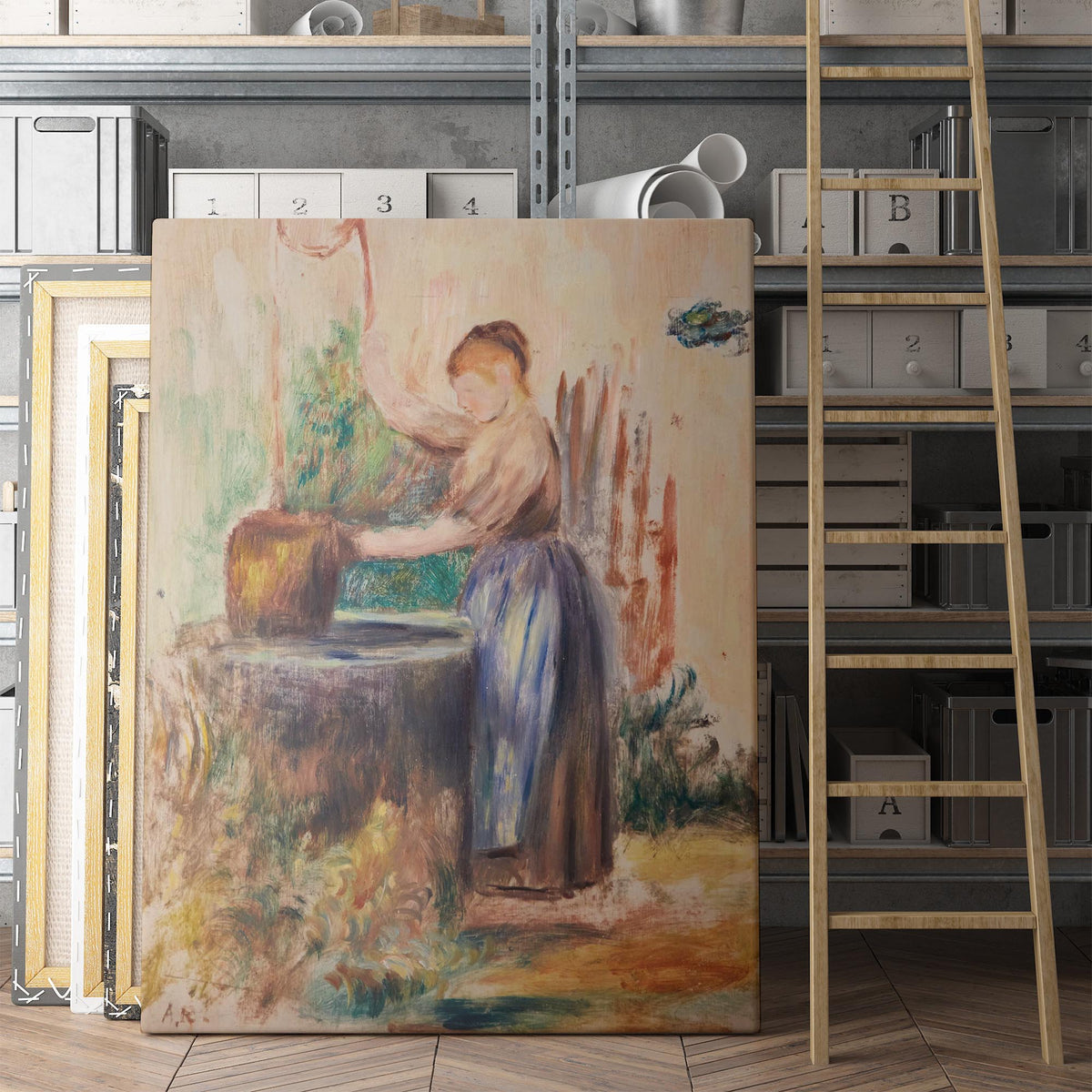 Young Woman at the Well - Renoir