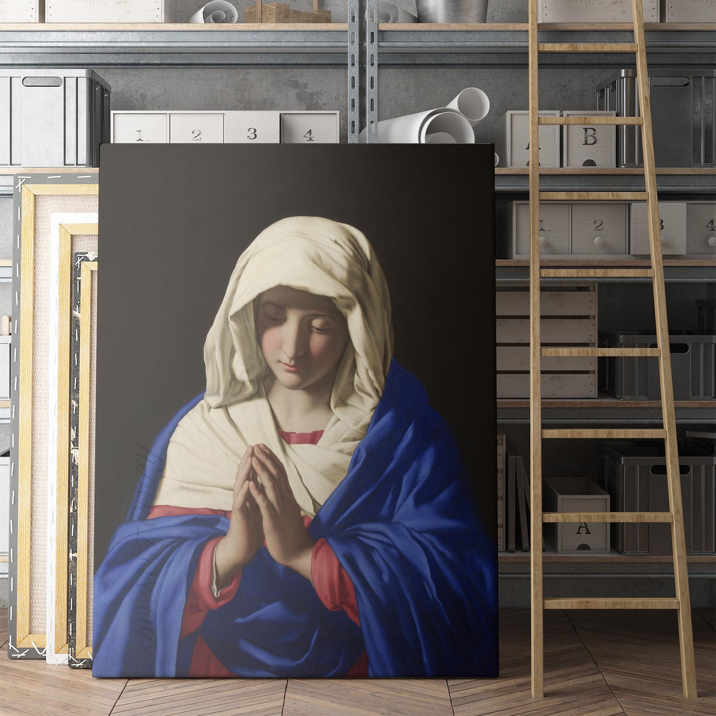 The Virgin in Prayer - Giovanni Battista Salvi da Sassoferrato