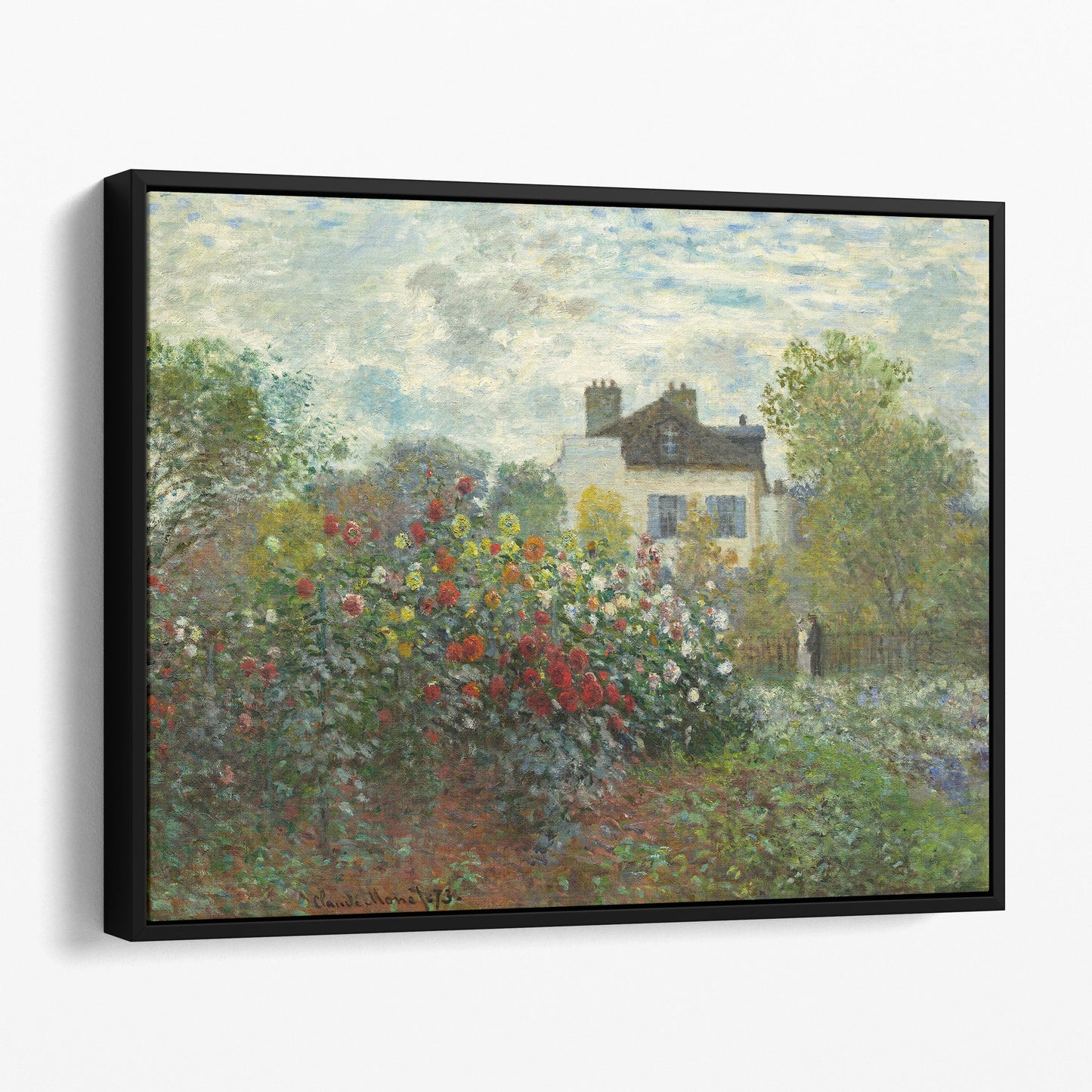The Artist's Garden in Argenteuil by Claude Monet