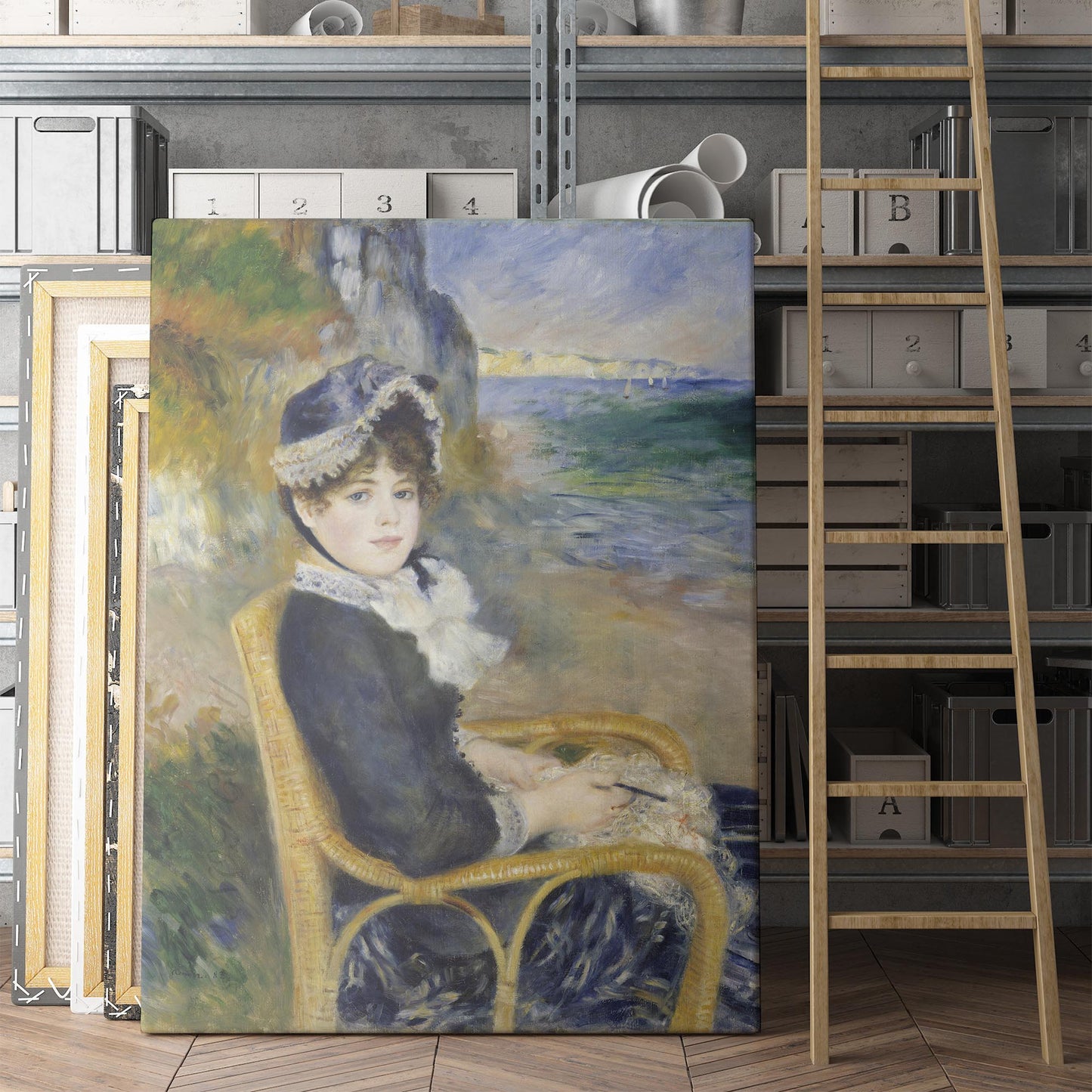 By the Seashore (1883) by Renoir