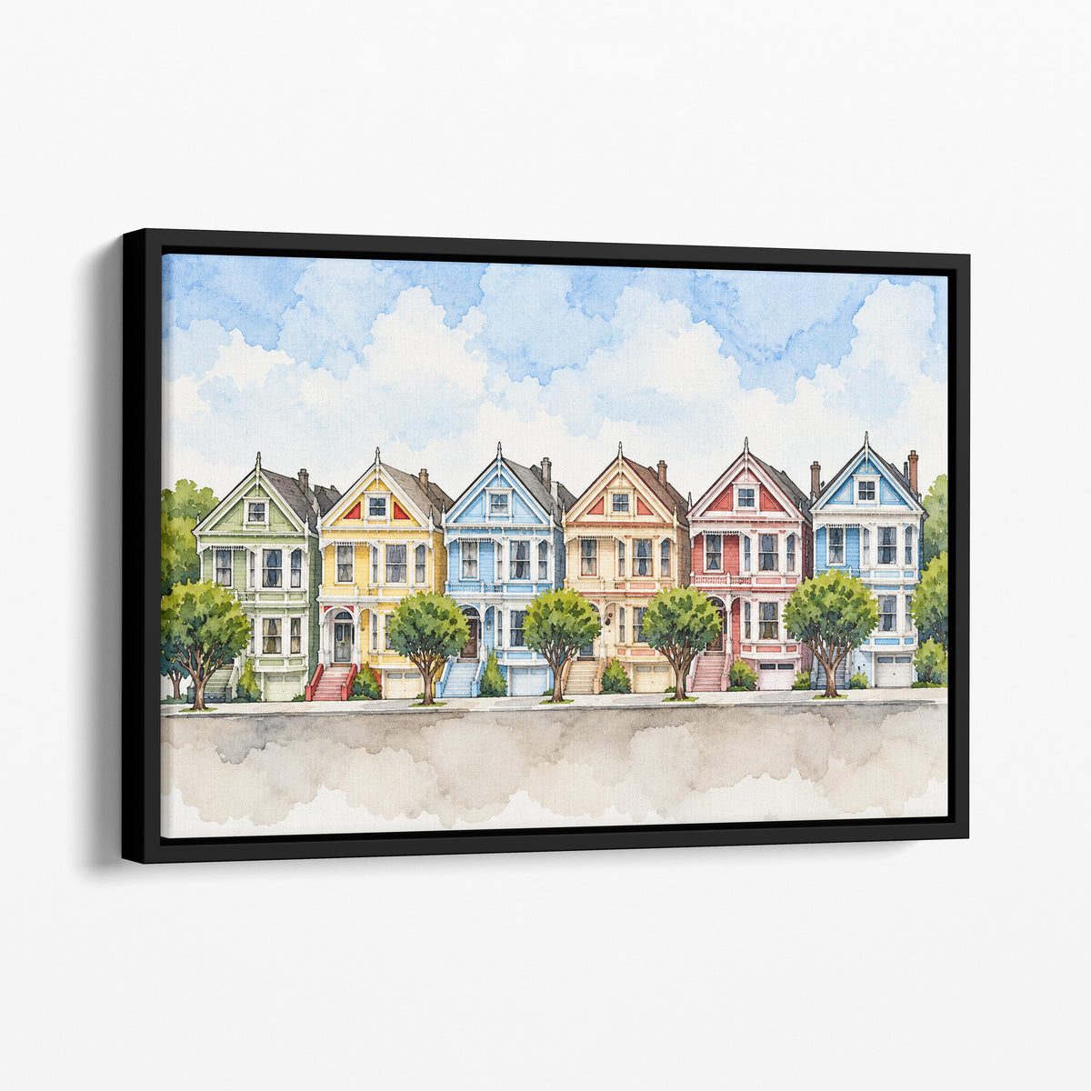 Painted Ladies Row Houses, San Francisco