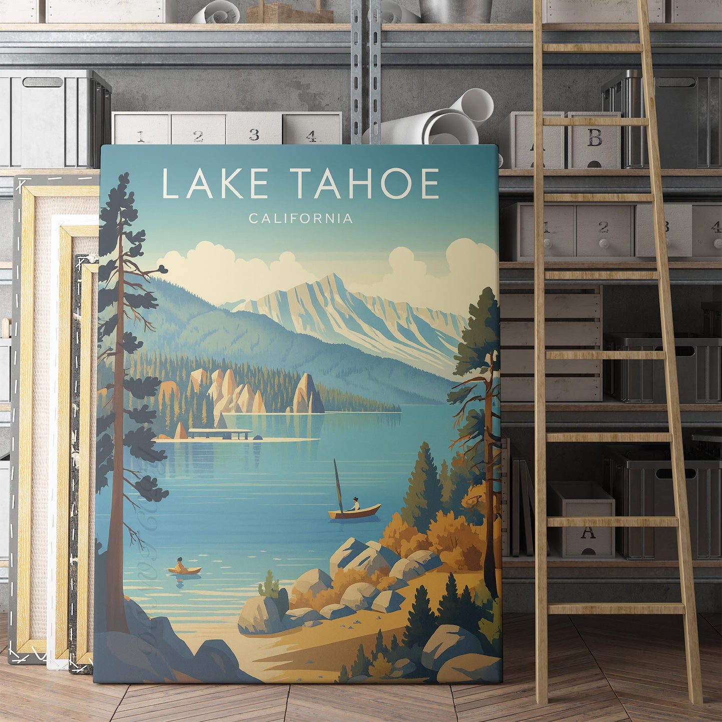 Lake Tahoe Travel Poster