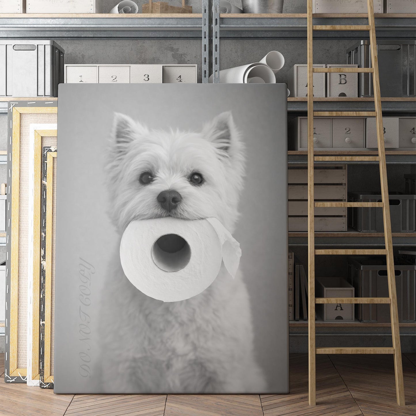 West Highland White Terrier Dog Toilet Paper