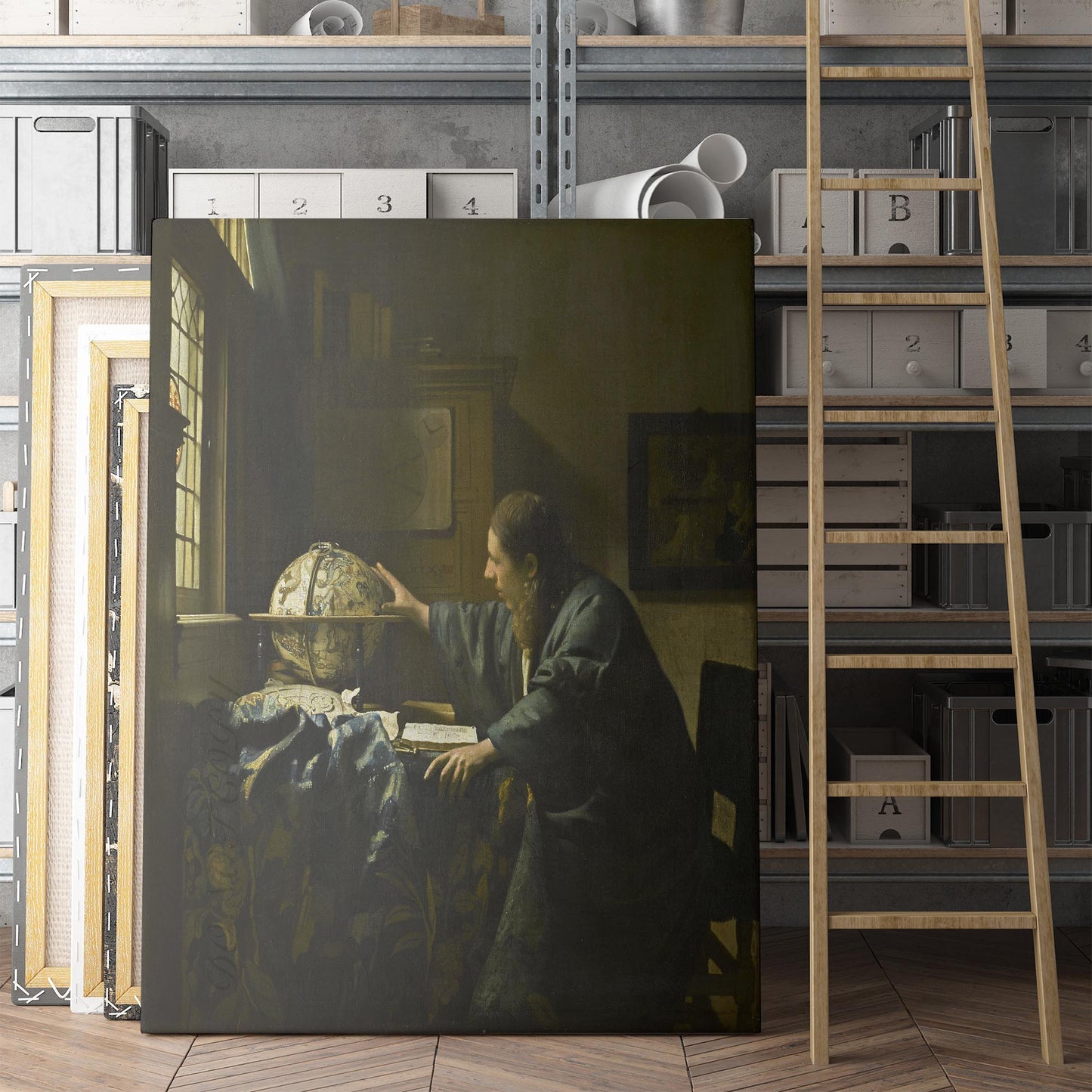 The Astronomer 1668 by Johannes Vermeer