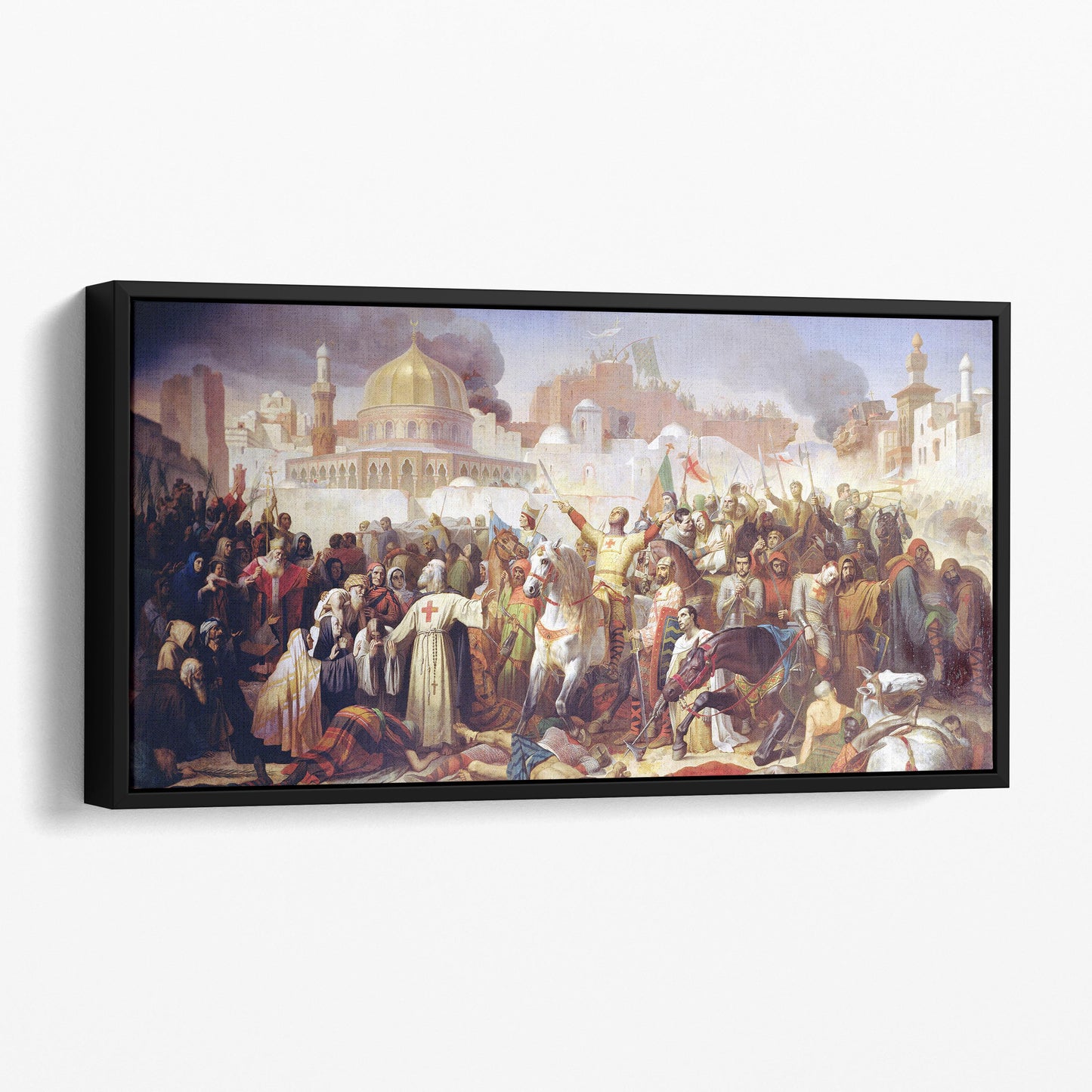 Taking of Jerusalem by the Crusaders by Emile Signol