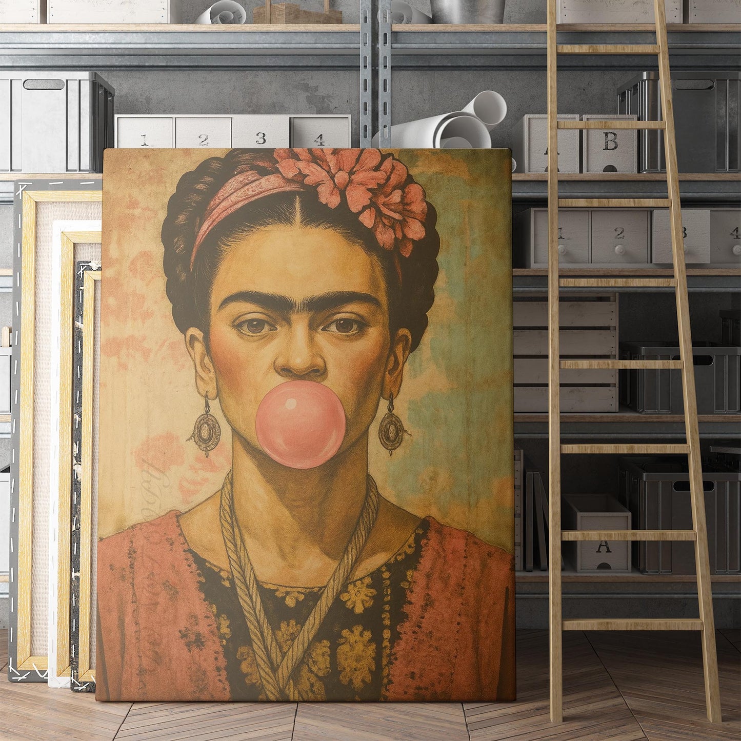 Frida Kahlo Bubble Gum