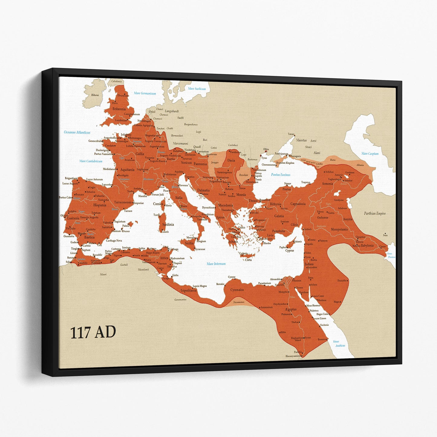 The Roman Empire At Its Peak, 117 AD