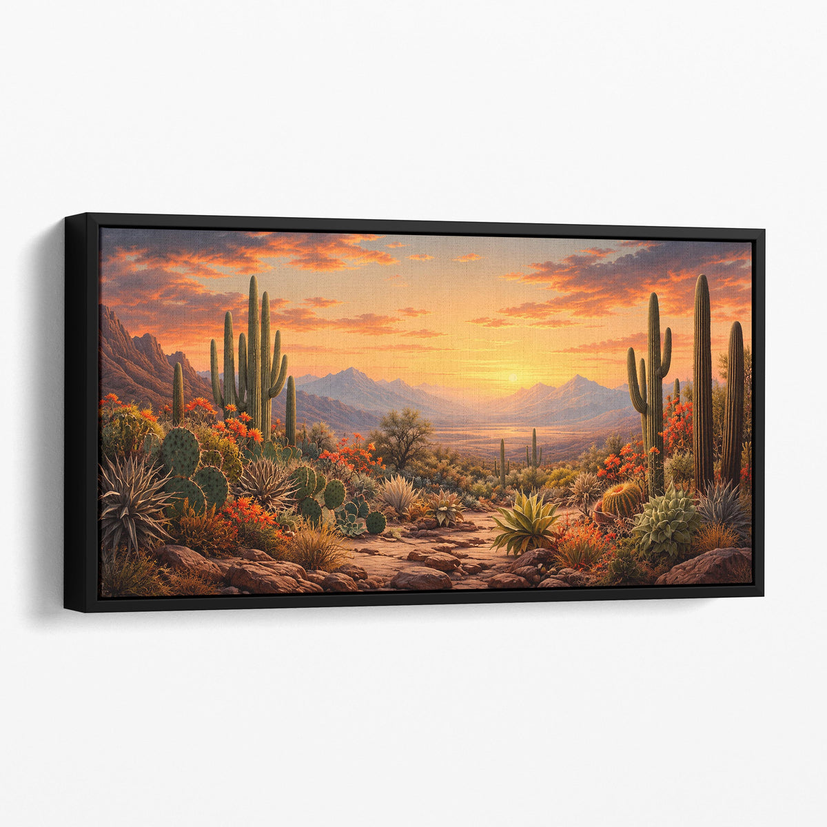 Desert Valley Sunset