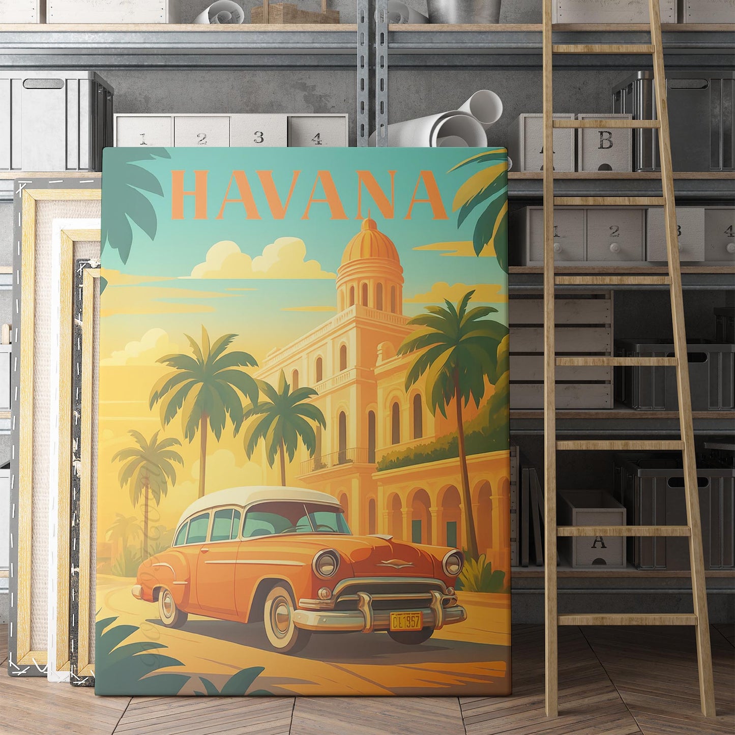 Havana Cuba Vintage Travel Poster