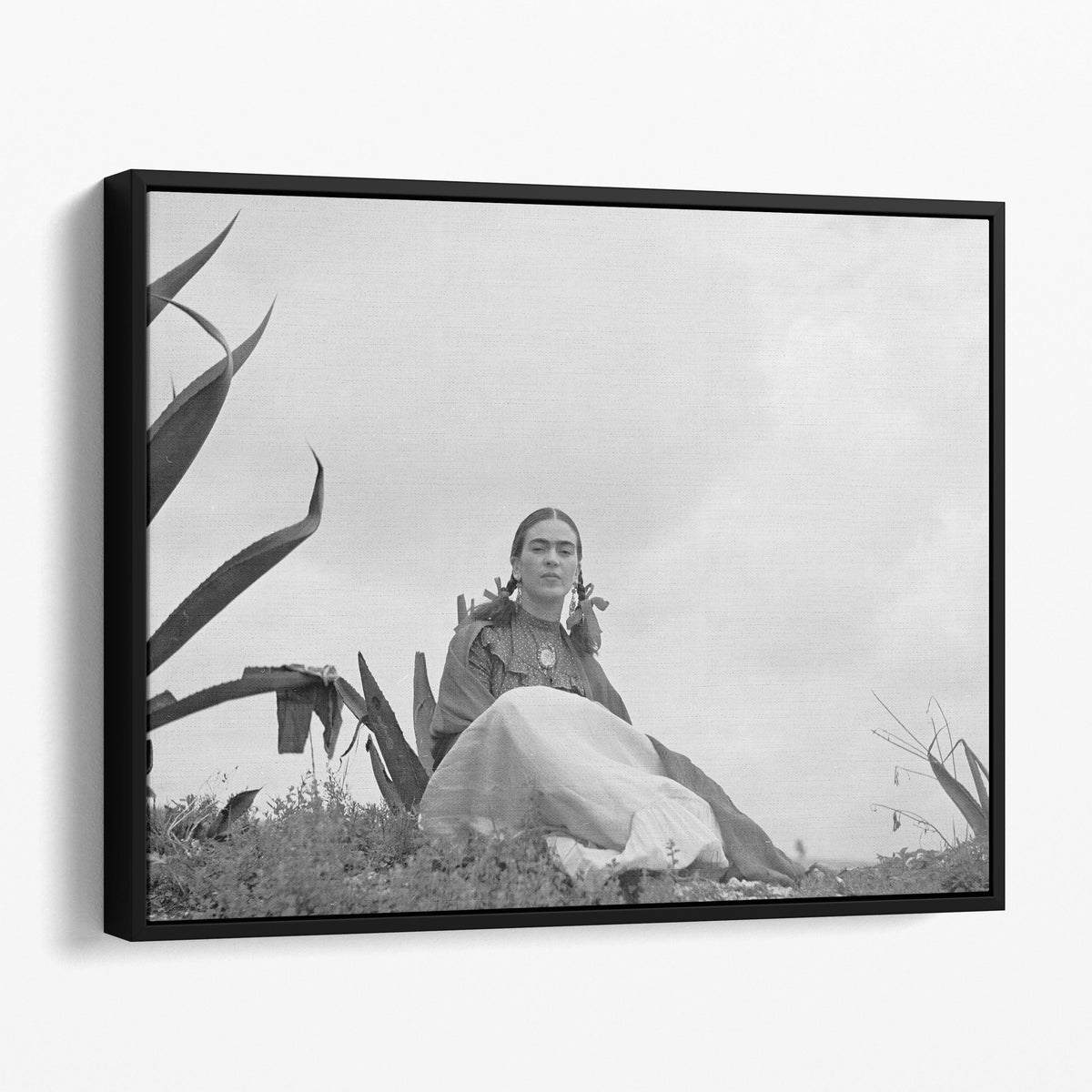 Frida Kahlo with Agave Plant