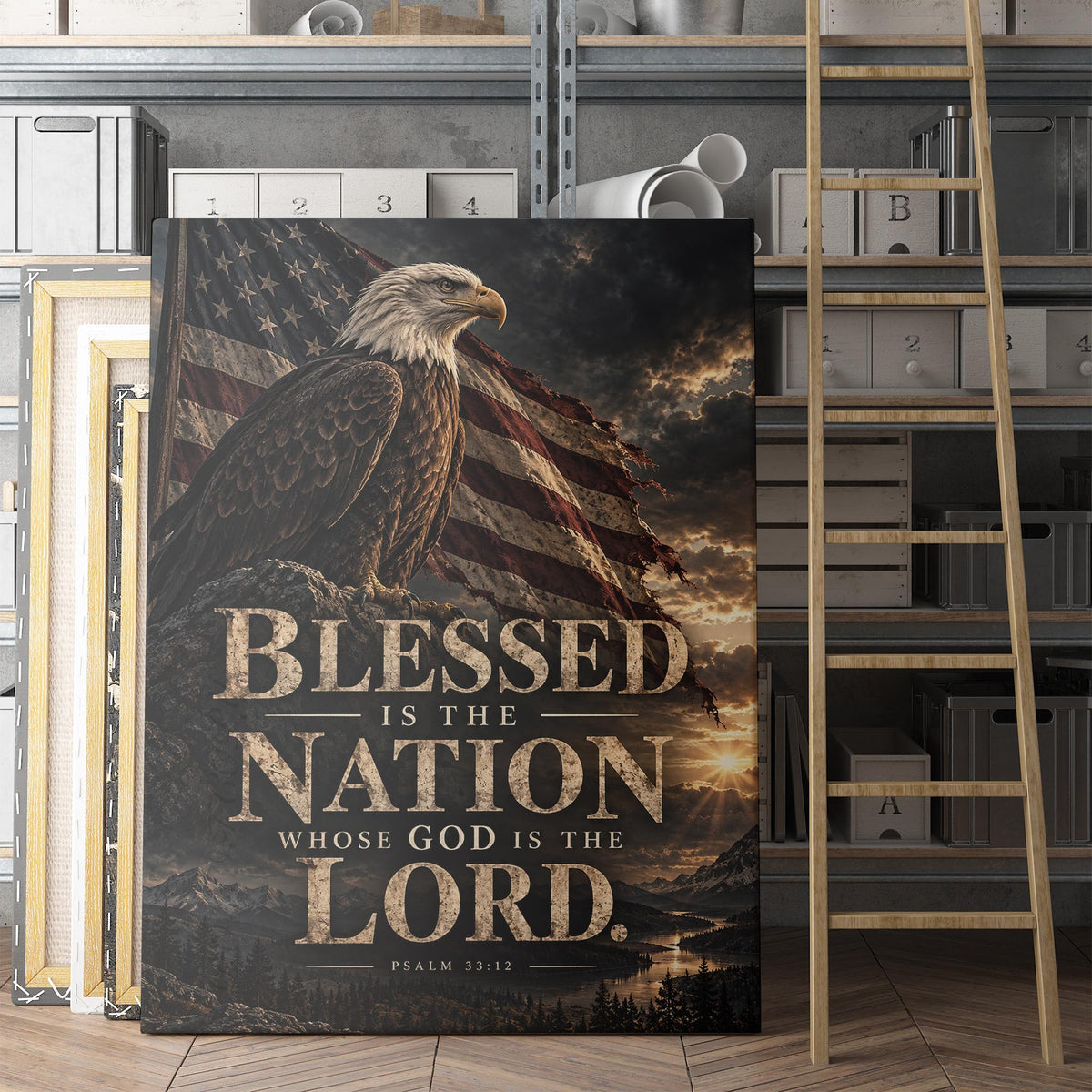 Psalm 33 Verse 12 - Blessed Is The Nation Whose God Is The Lord