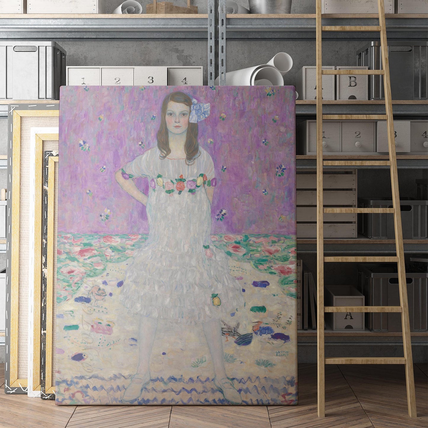 Portrait of Mada Primavesi by Gustav Klimt