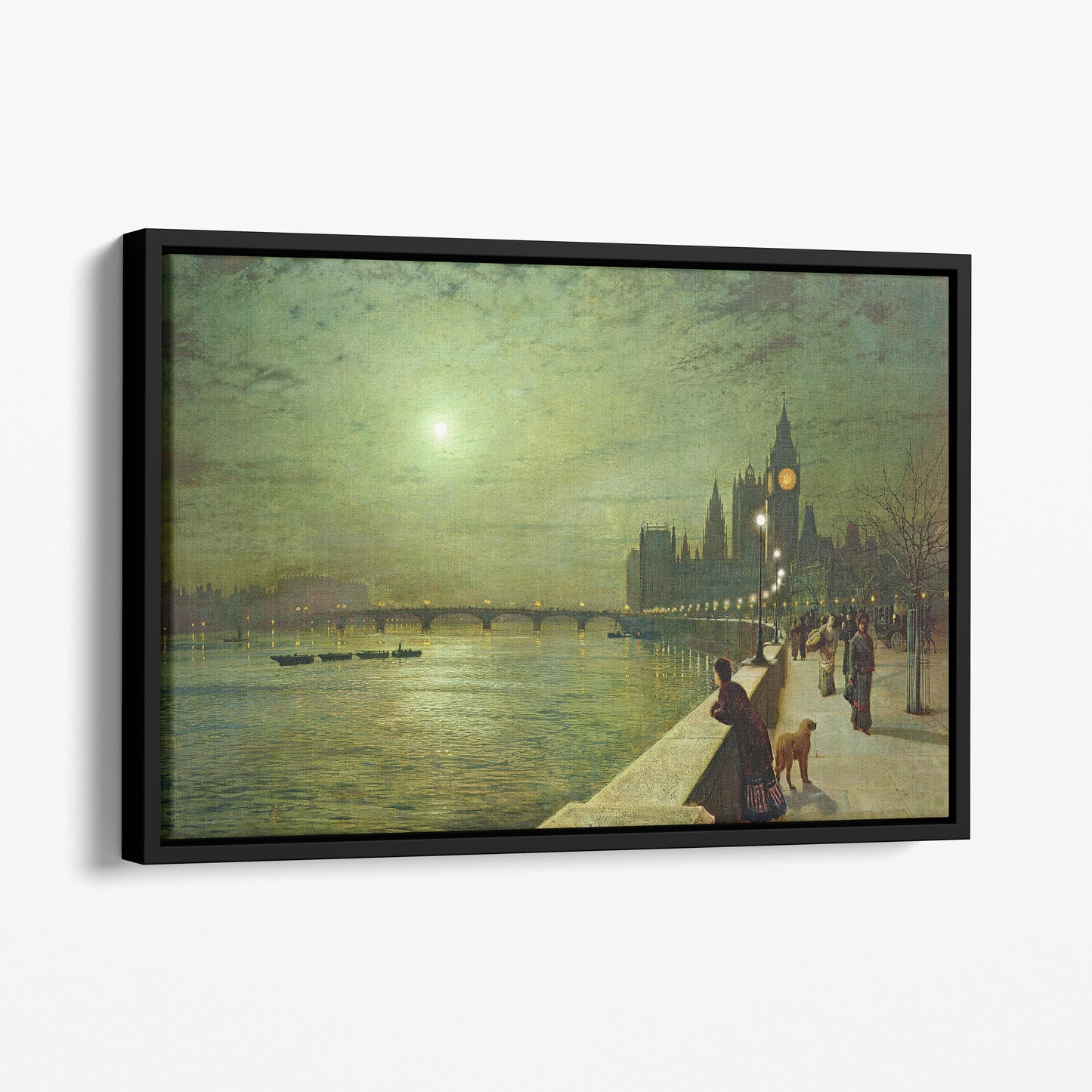 Reflections on the Thames, Westminster - John Atkinson Grimshaw