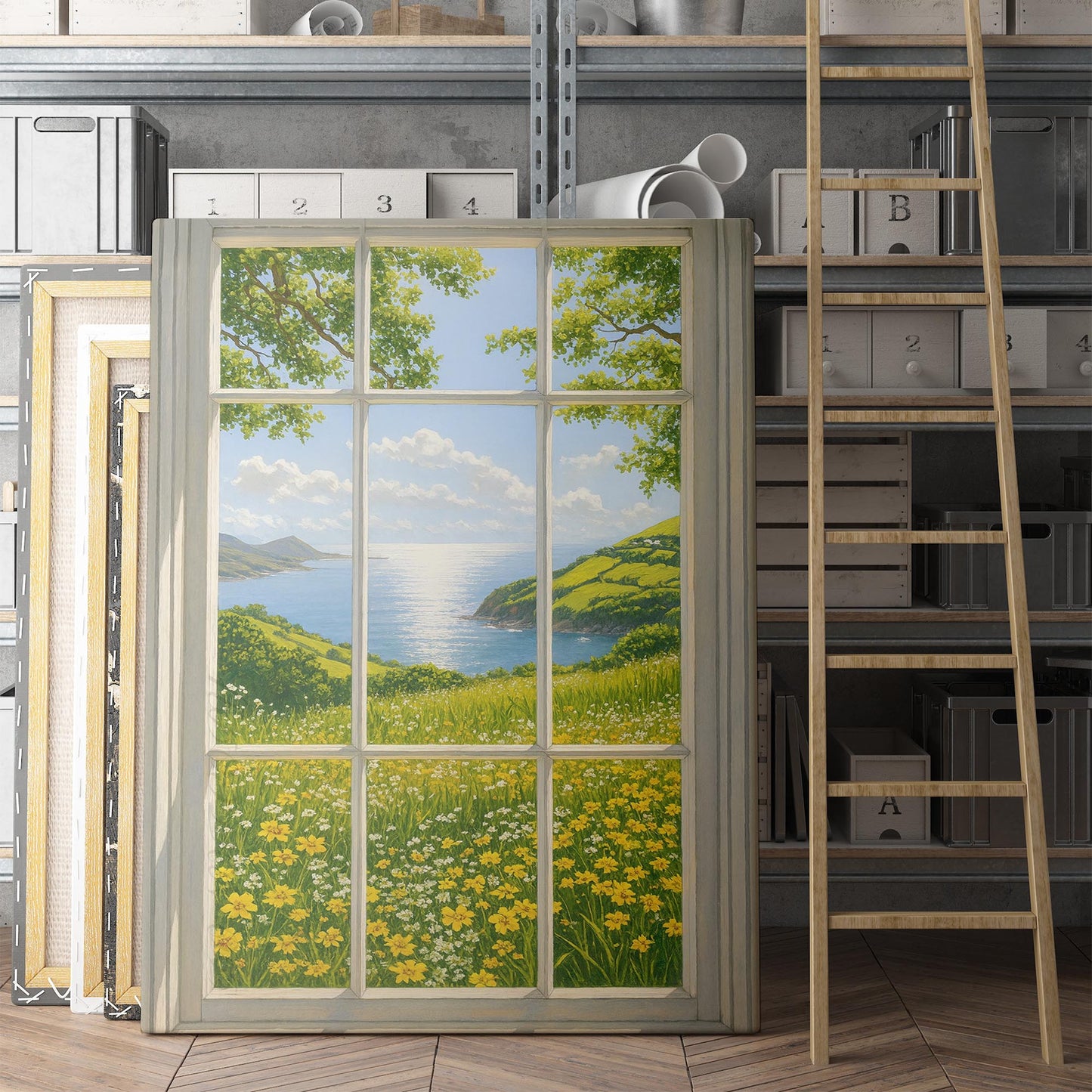 Window To The Ocean Coast