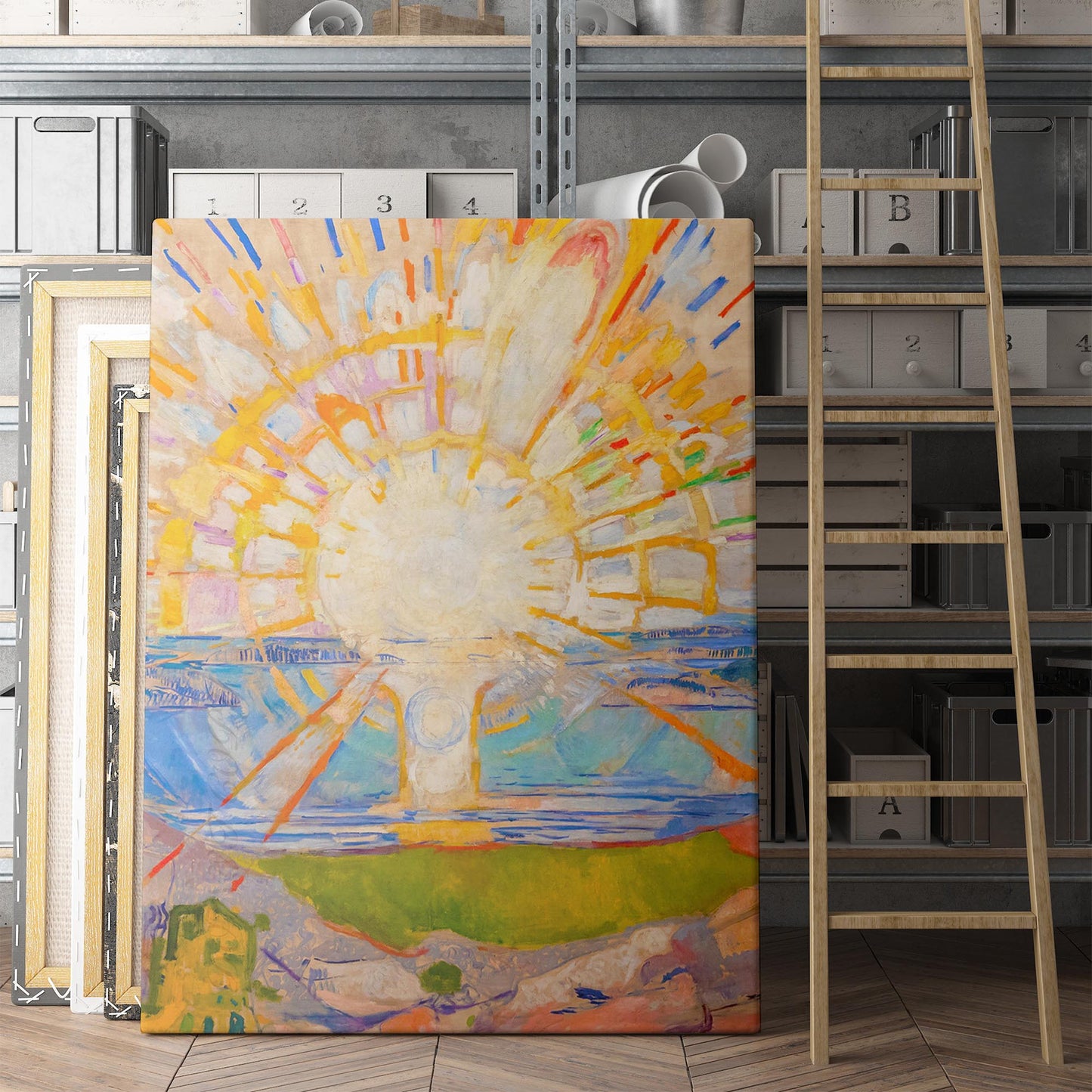 The Sun by Edvard Munch