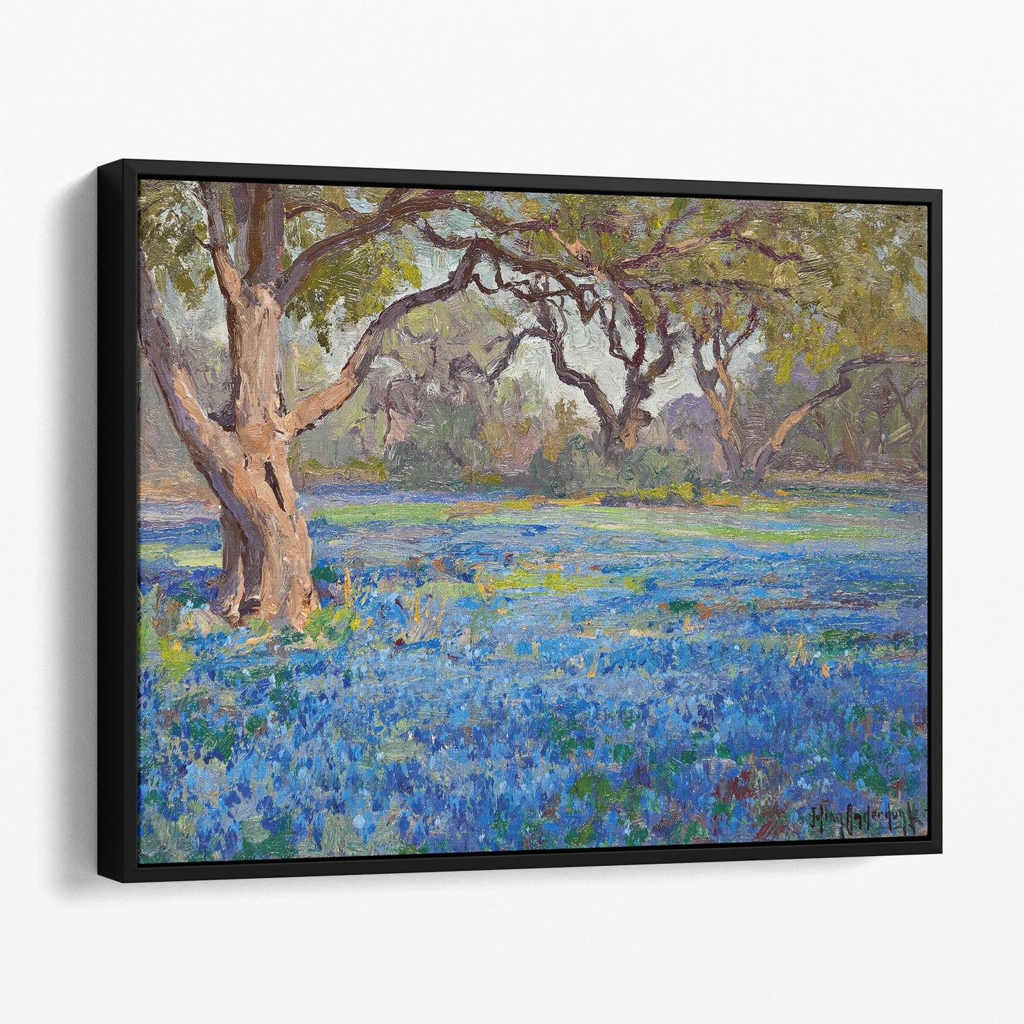 A Field of Blue Bonnets at Alamo Heights, 1919 by Julian Onderdonk