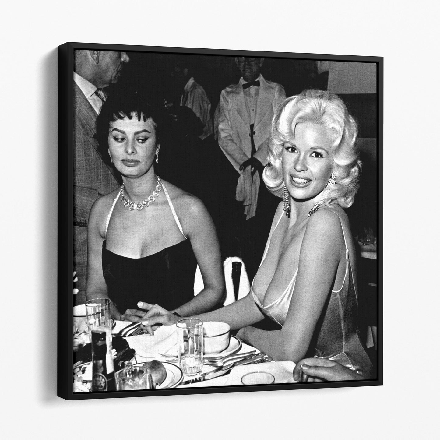 Jayne Mansfield Sophia Loren Side Eye