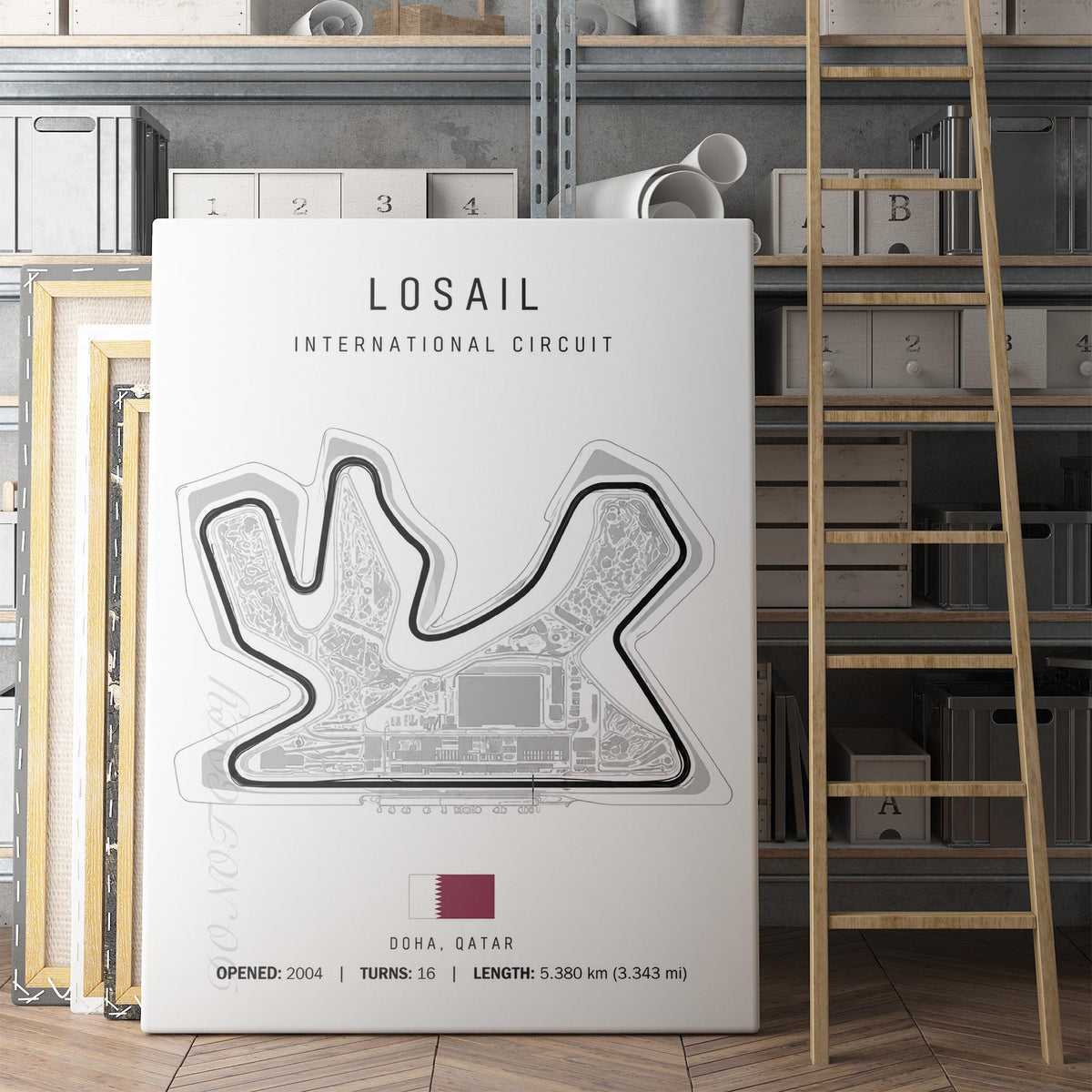 Doha Qatar Grand Prix Race Track Map