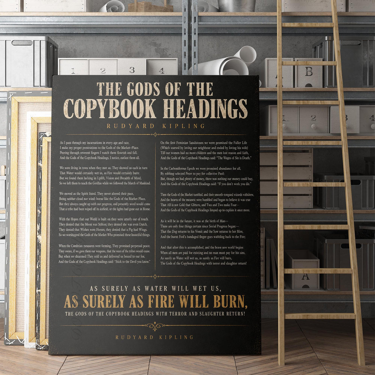 The Gods of the Copybook Headings - Rudyard Kipling