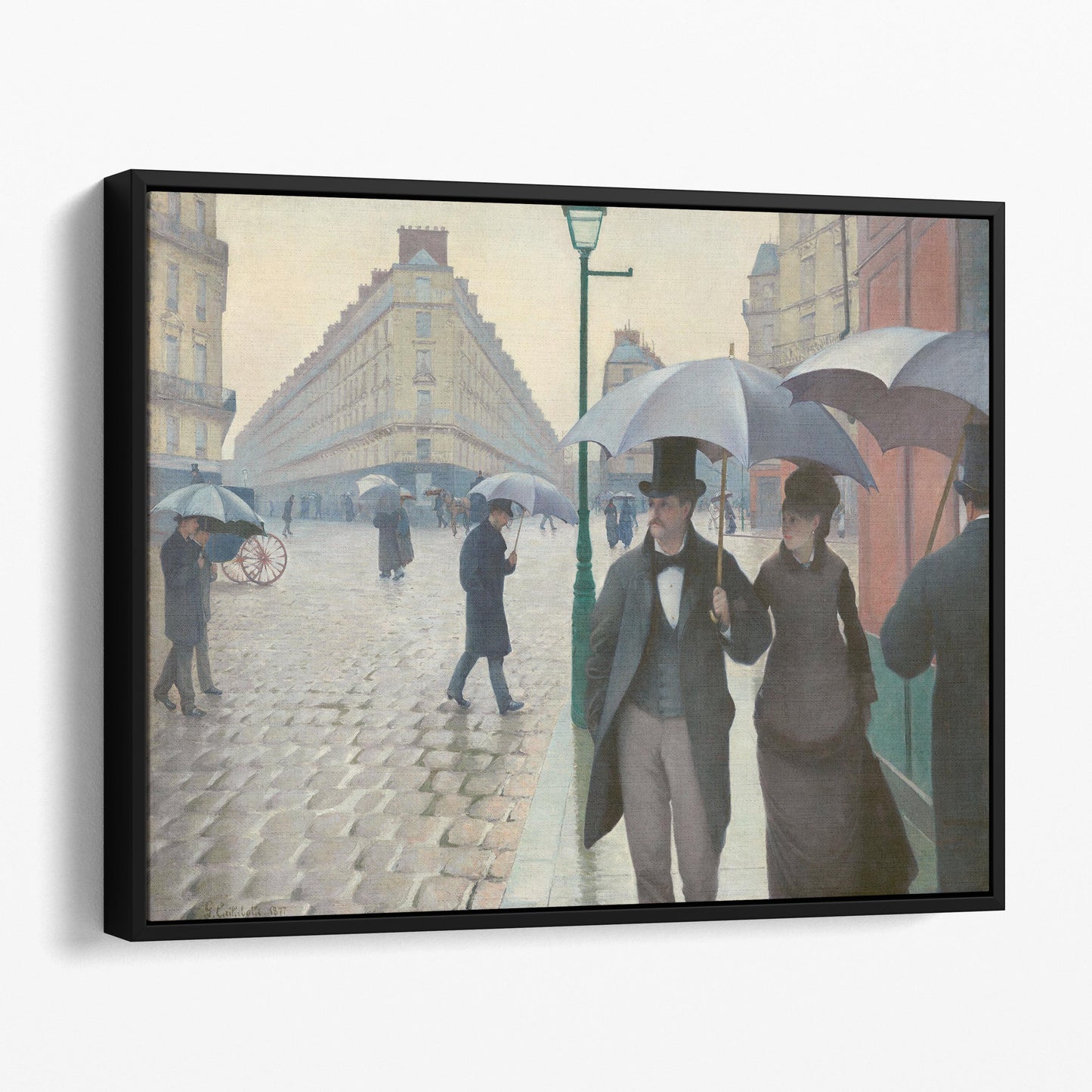 Paris Street; Rainy Day by Gustave Caillebotte